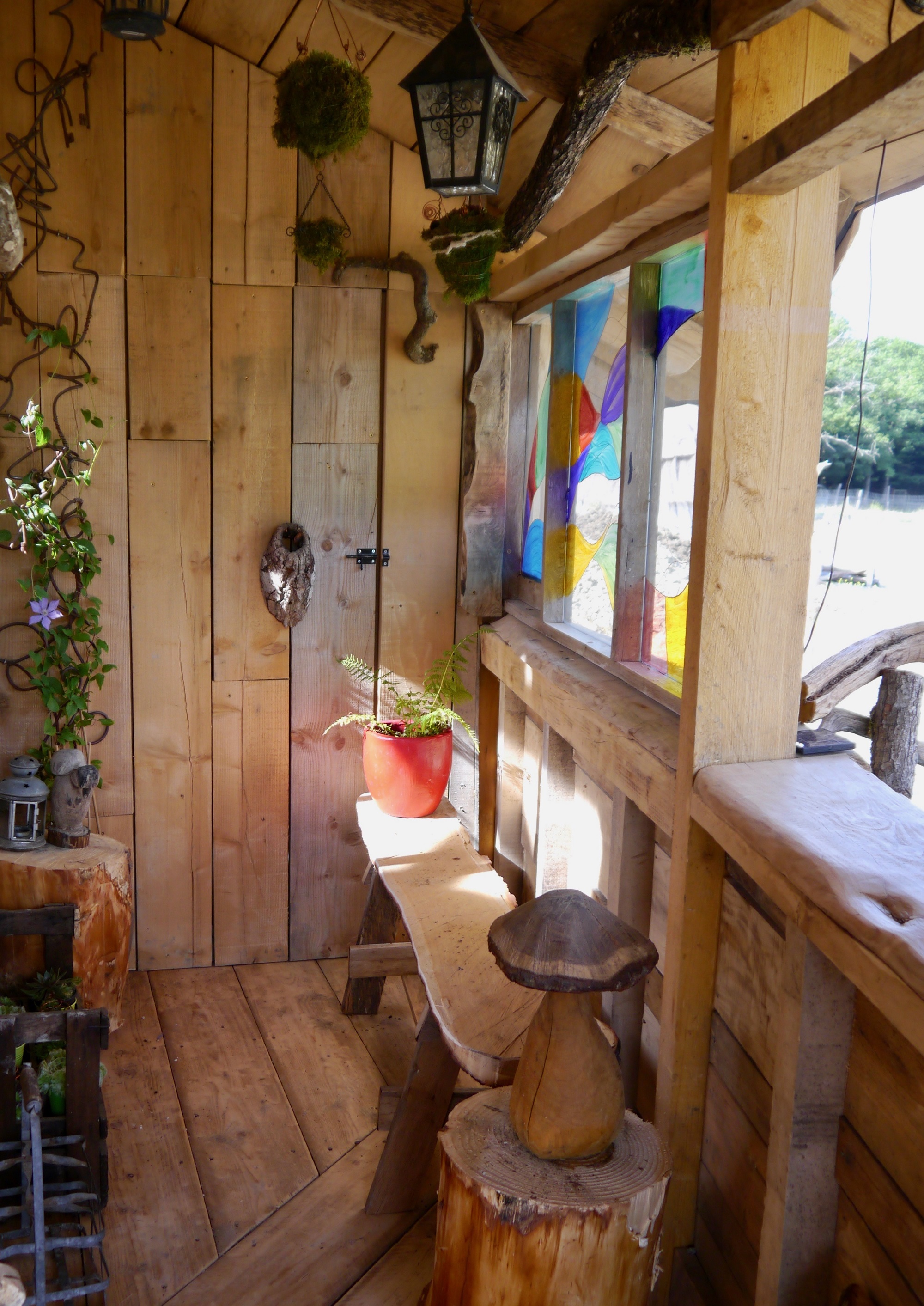 Gaia : une cabane végétalisée au cœur de la Lorraine à Vittel — chambre