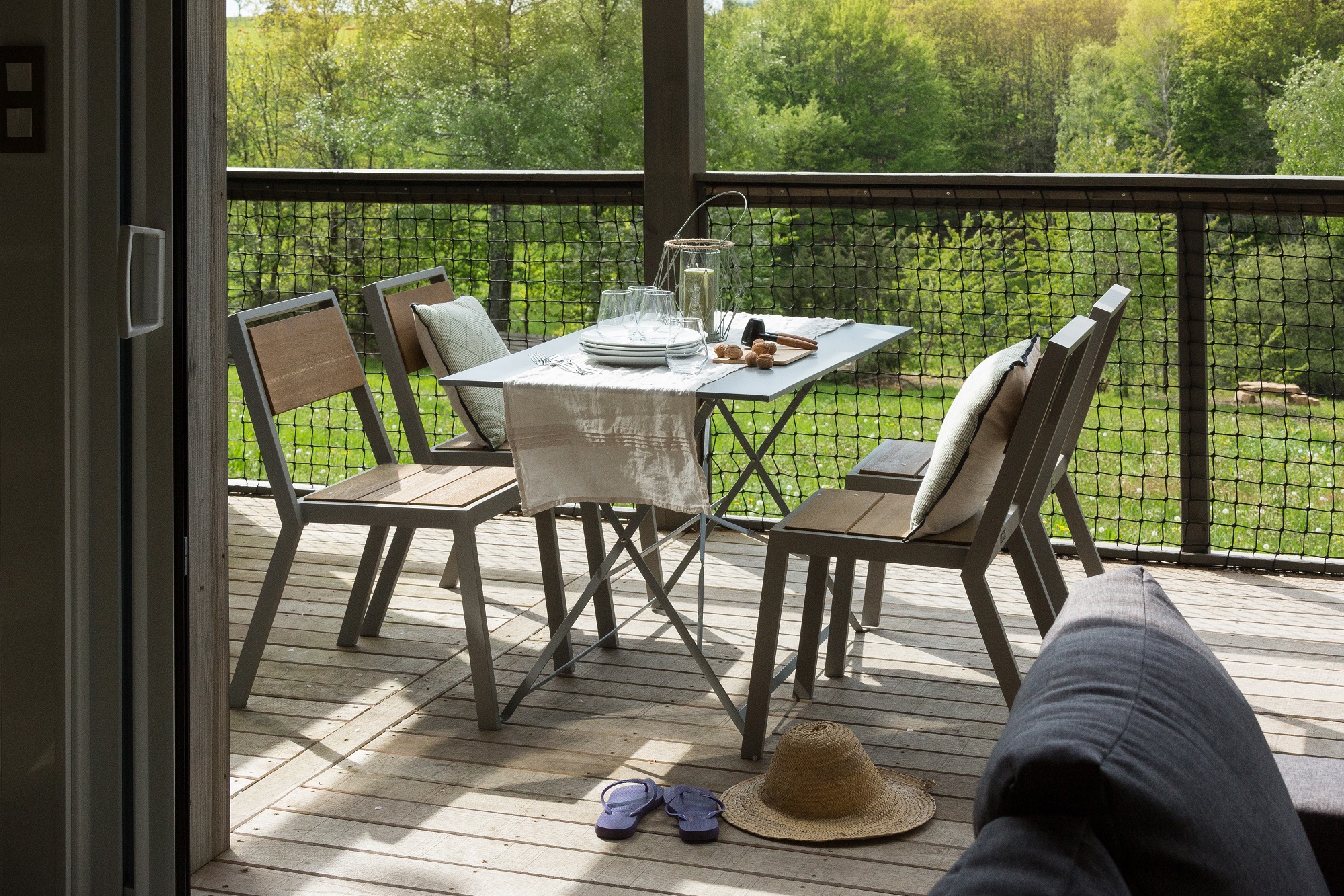 Lodge Spa Armand : une cabane immersive en Limousin à Palazinges — vue intérieure