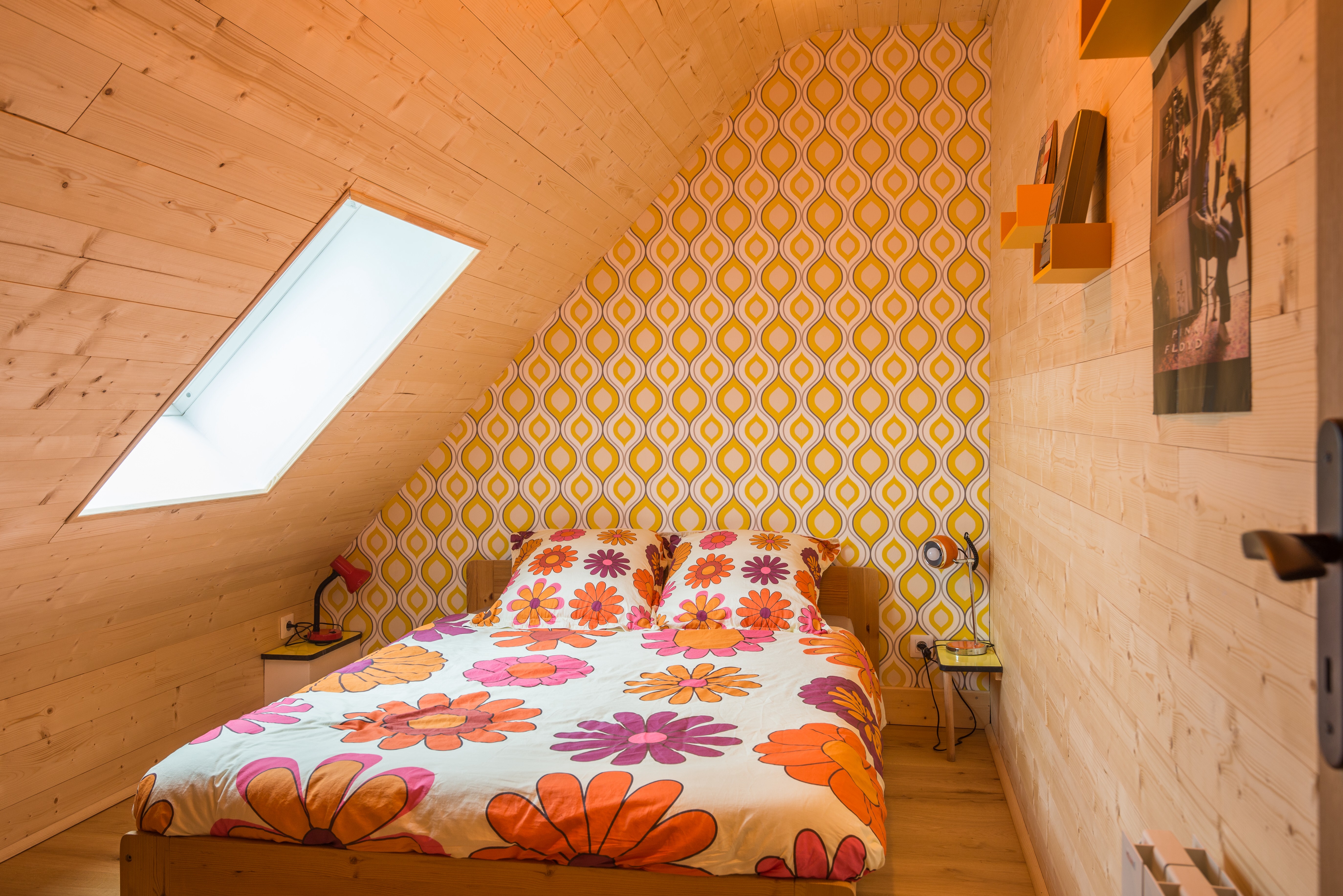 So Vintage — Maison déco seventies avec spa à Maine-et-Loire à Blaison-Saint-Sulpice — chambre