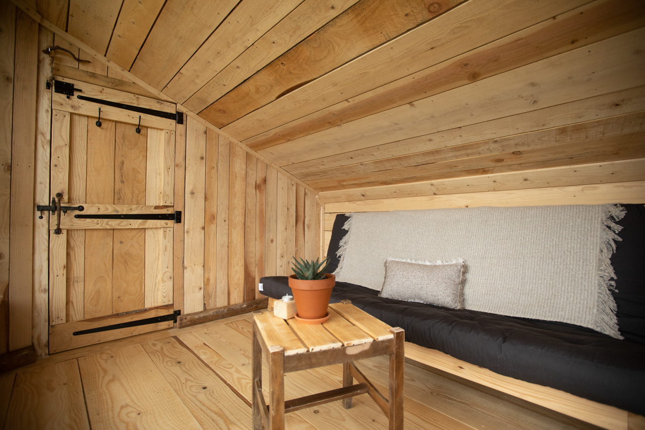 L'Observatoire : une cabane immersive en pleine nature à Mialet — salle de bain