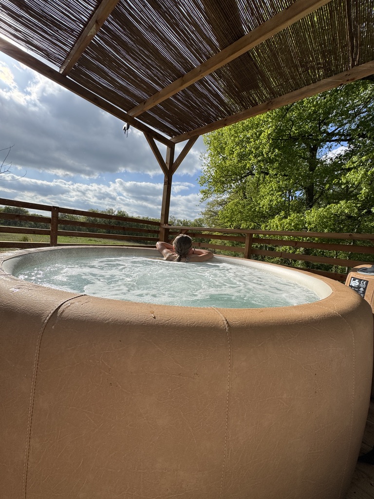 Cottage Lodge SPA — Chalet avec spa privatif à Indre-et-Loire à Sorigny — salle de bain