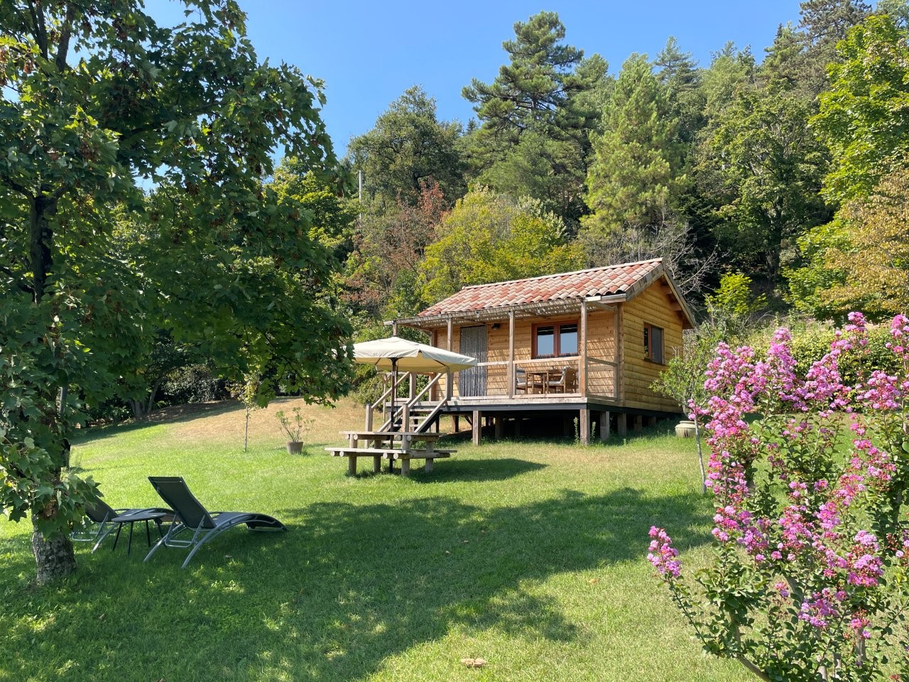 Mas des Poutres — Tiny House avec spa à Valence (Drôme)