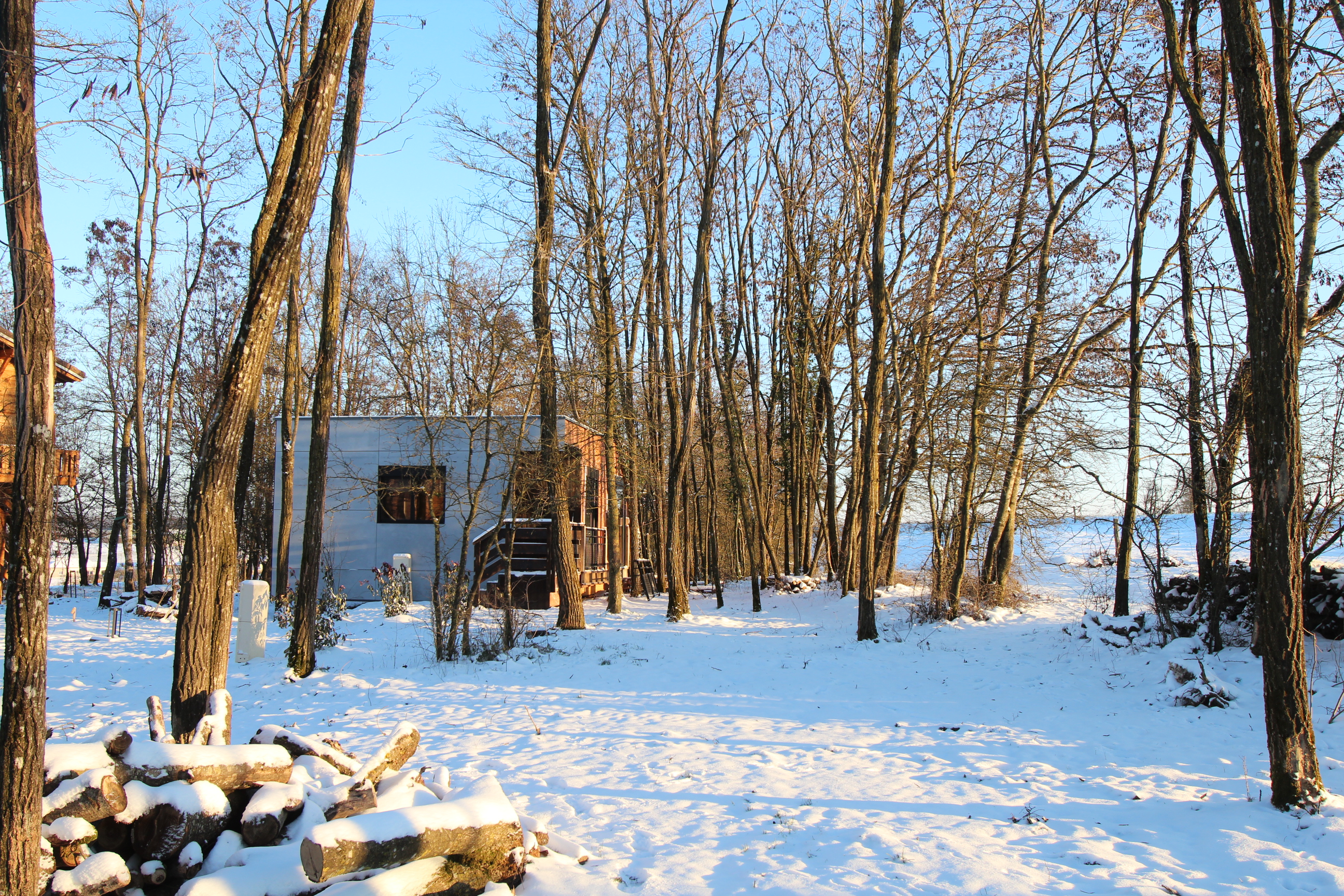 Cottage Spa Atria : une cabane romantique en Lorraine à Ville-Sur-Illon — espace de vie