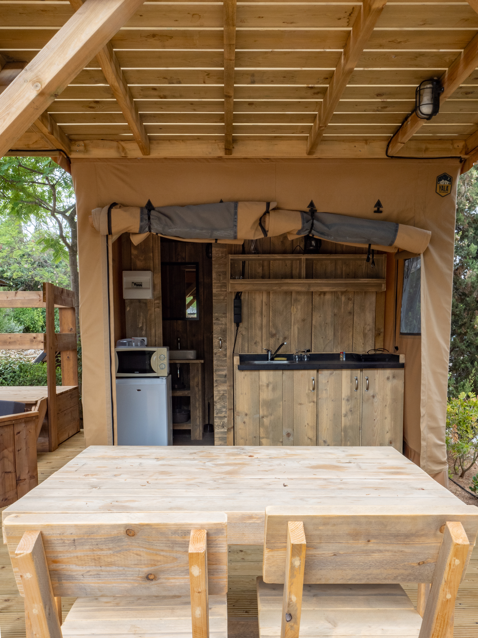 Luna Lodge — Tente avec spa à Castellon à Castellon — vue intérieure