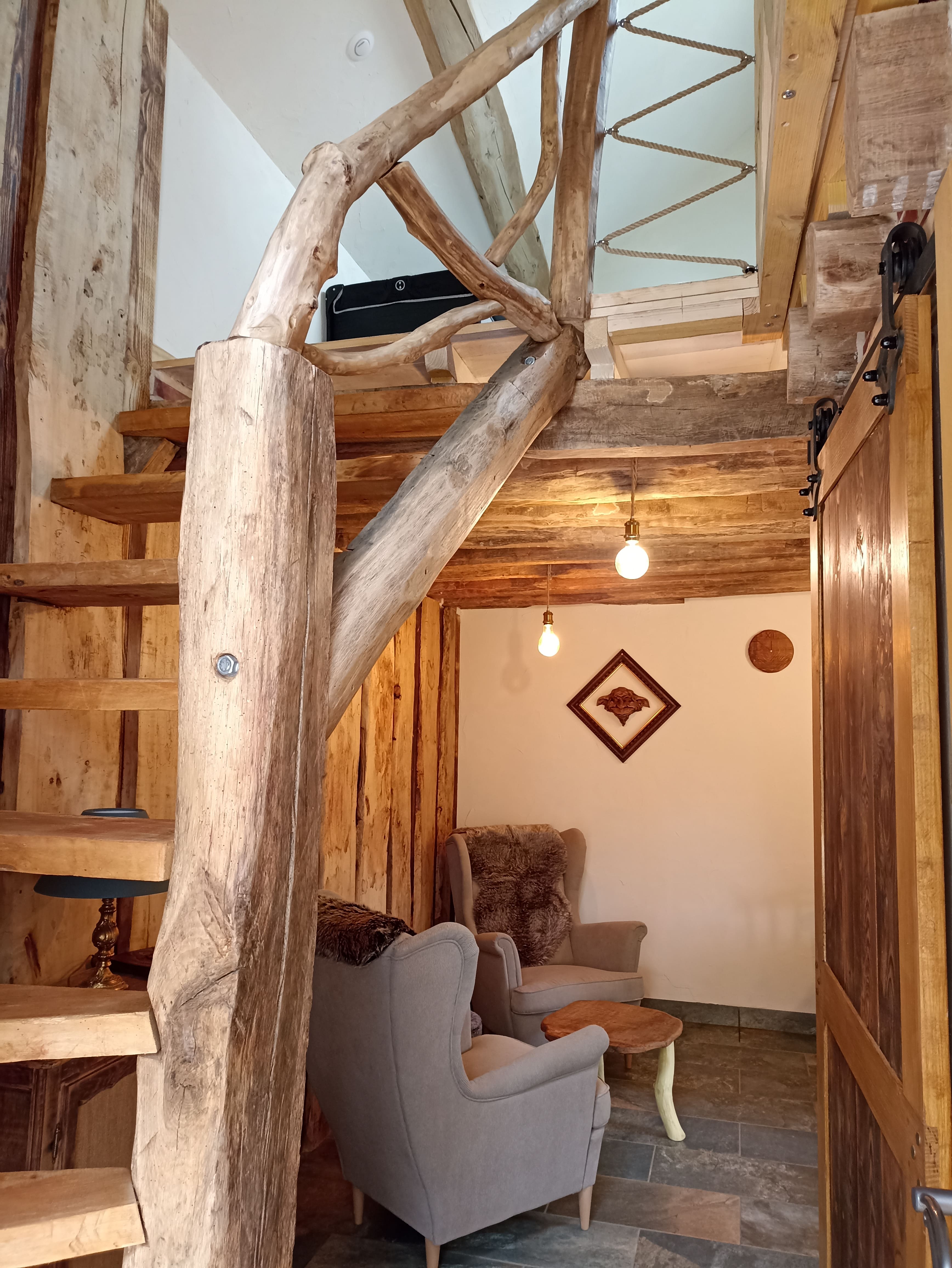 La Cabiotte & Spa : une maisonnette au cœur de la nature jurassienne à Le Louverot — vue depuis la terrasse