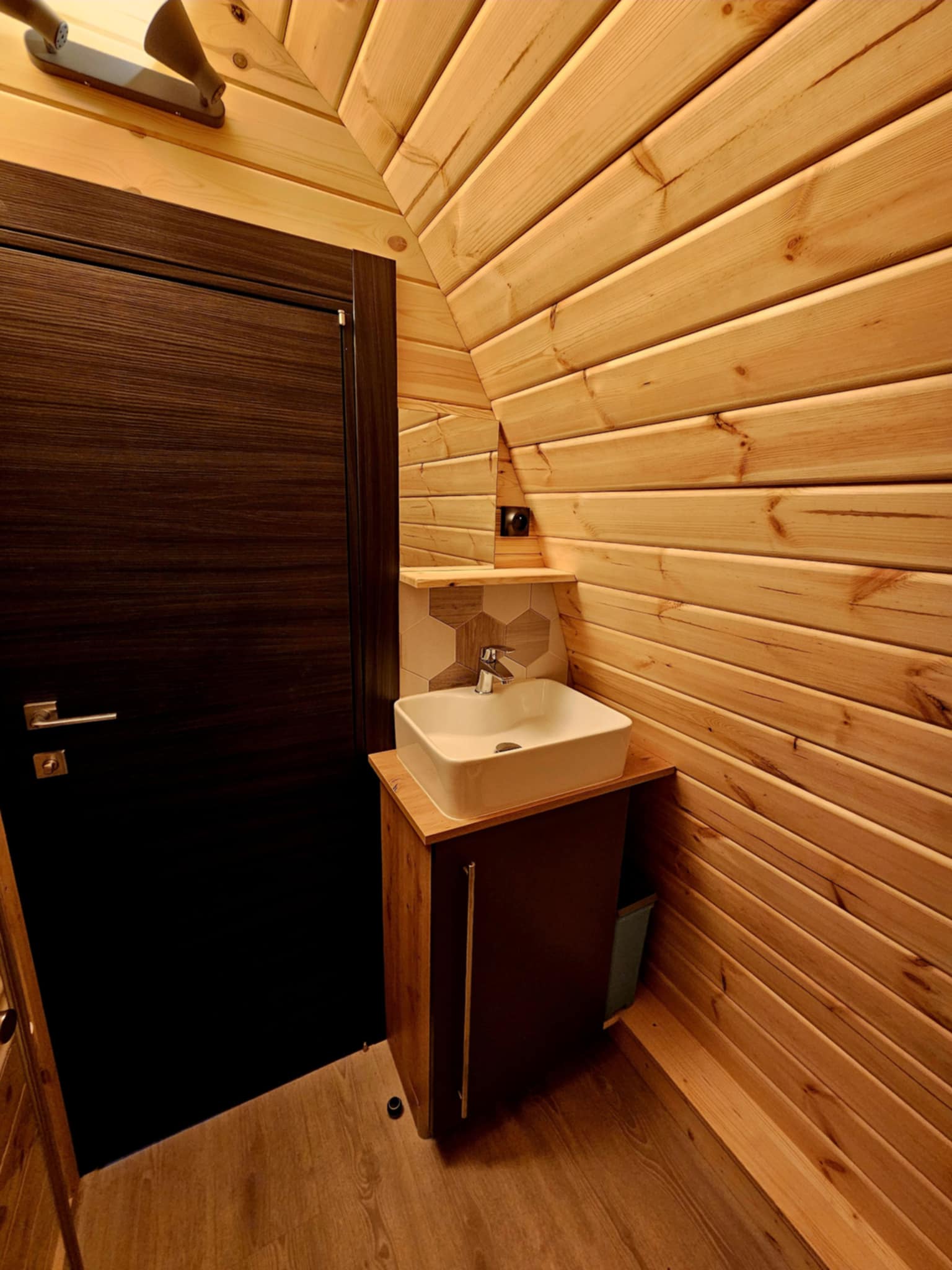 Pod CHARME — Séjour cocooning avec spa à Rainville (Vosges) à Rainville — vue depuis la terrasse