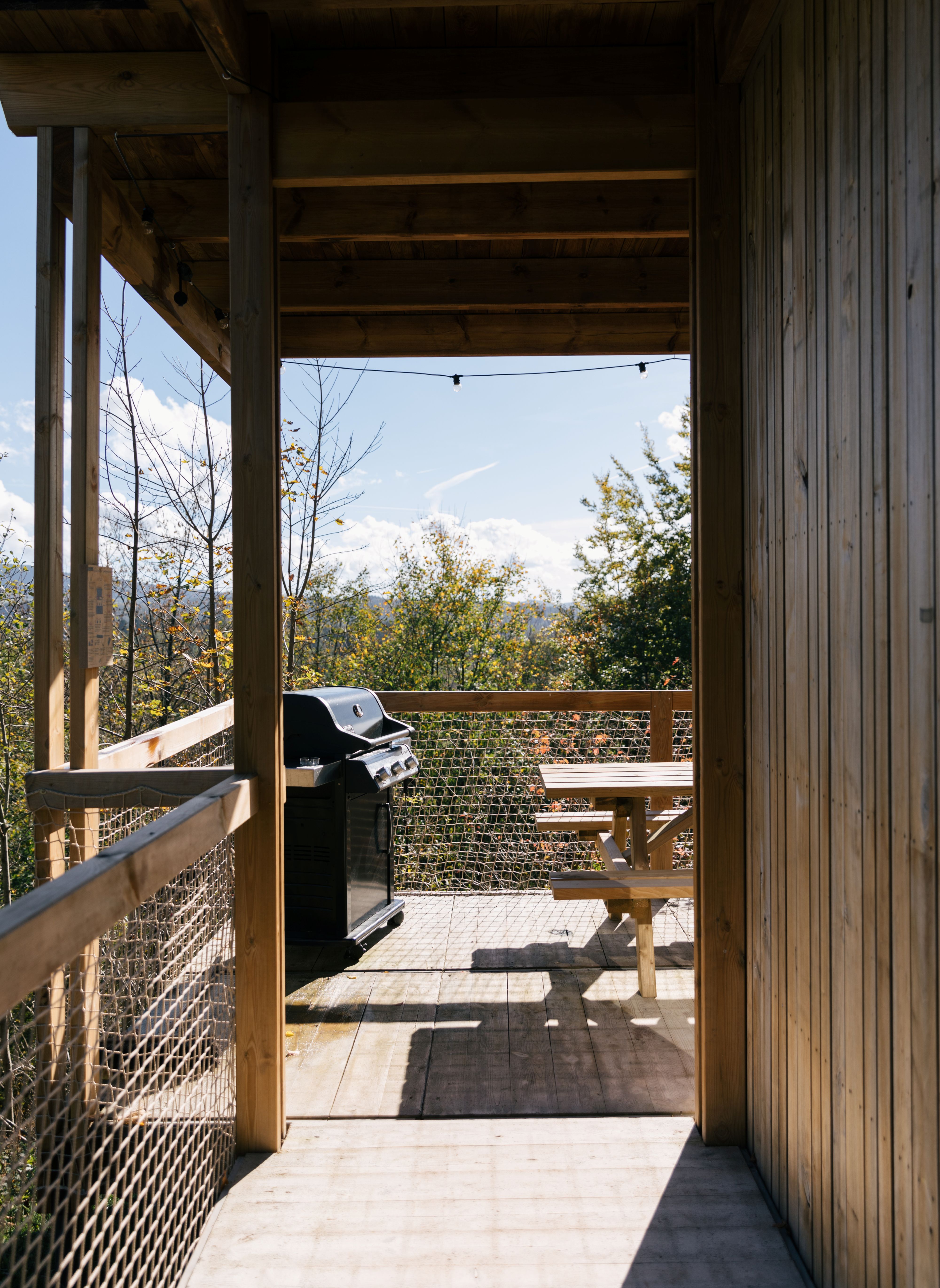 Nutchel Cabane Cosy Eventail — Cabane sur pilotis avec spa à Bas-Rhin à Obernai — cuisine