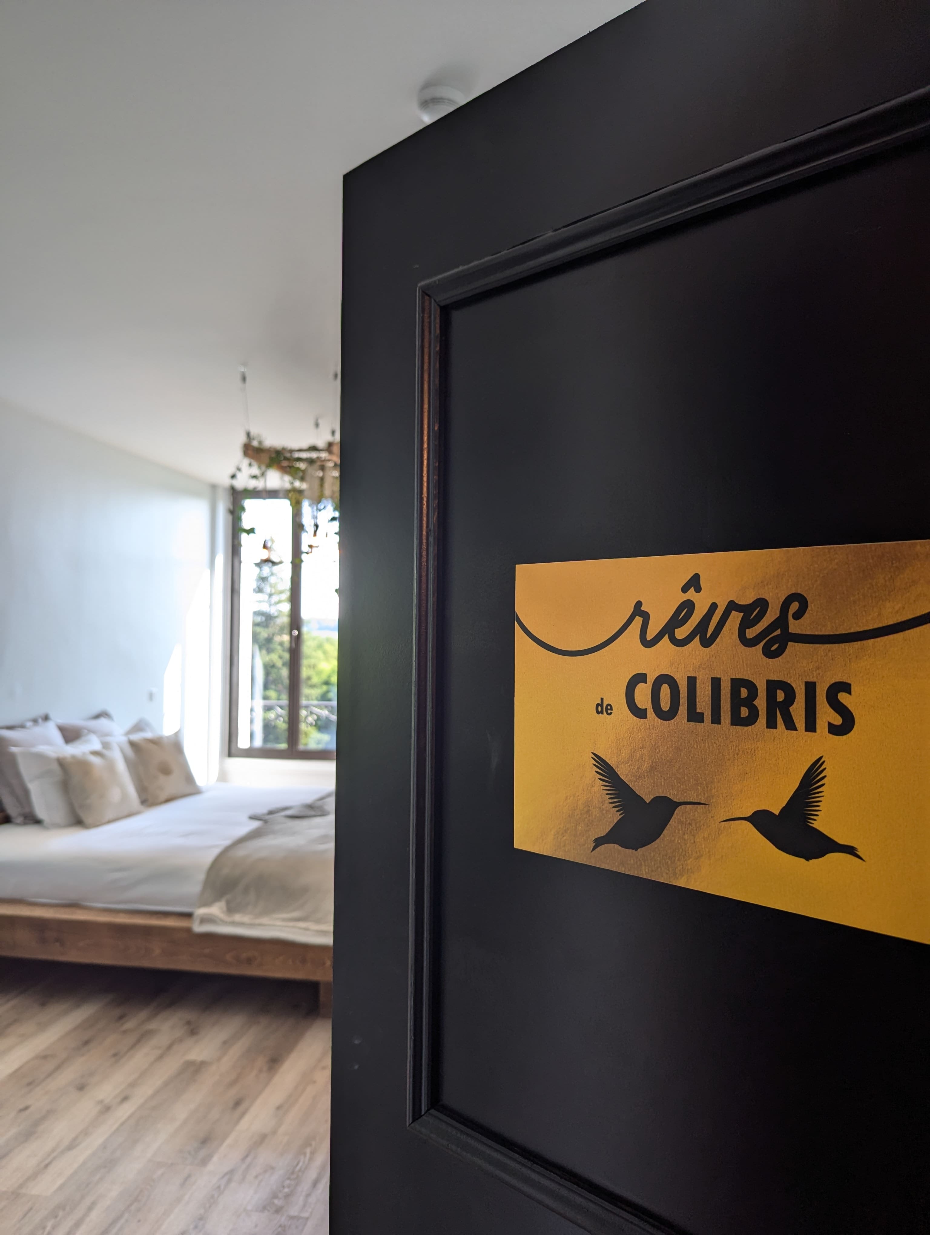 Chambre "Rêve de Colibri" — Séjour romantique avec spa à Puy-de-Dôme à Orcines — salle de bain