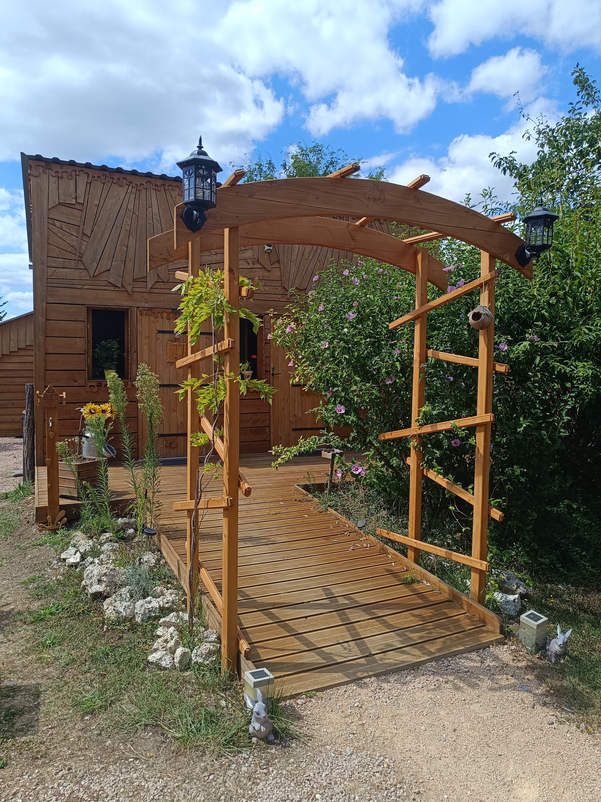 P'tit RANCH — Cabane avec piscine à Allier à Vichy — espace de vie