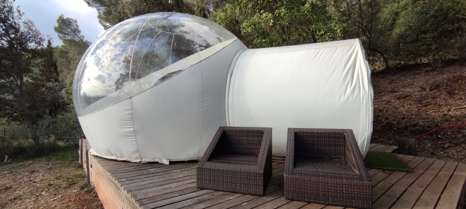 Bulle Harmony : une expérience immersive en Provence à Carnoules — salle de bain