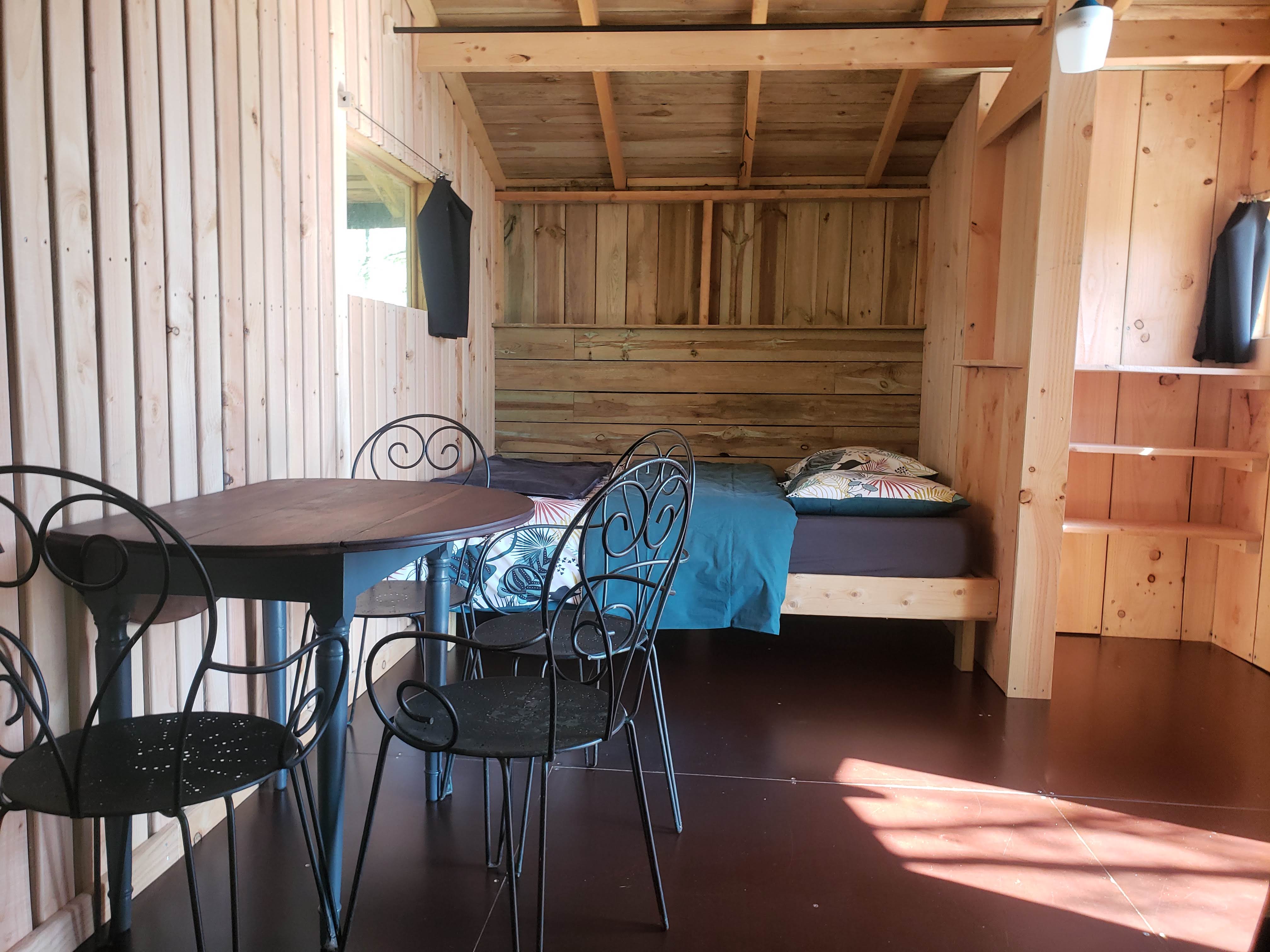 Cabane du domaine du Valdorgère — Nuit perchée à 5m en Eure à Graveron-Sémerville — chambre