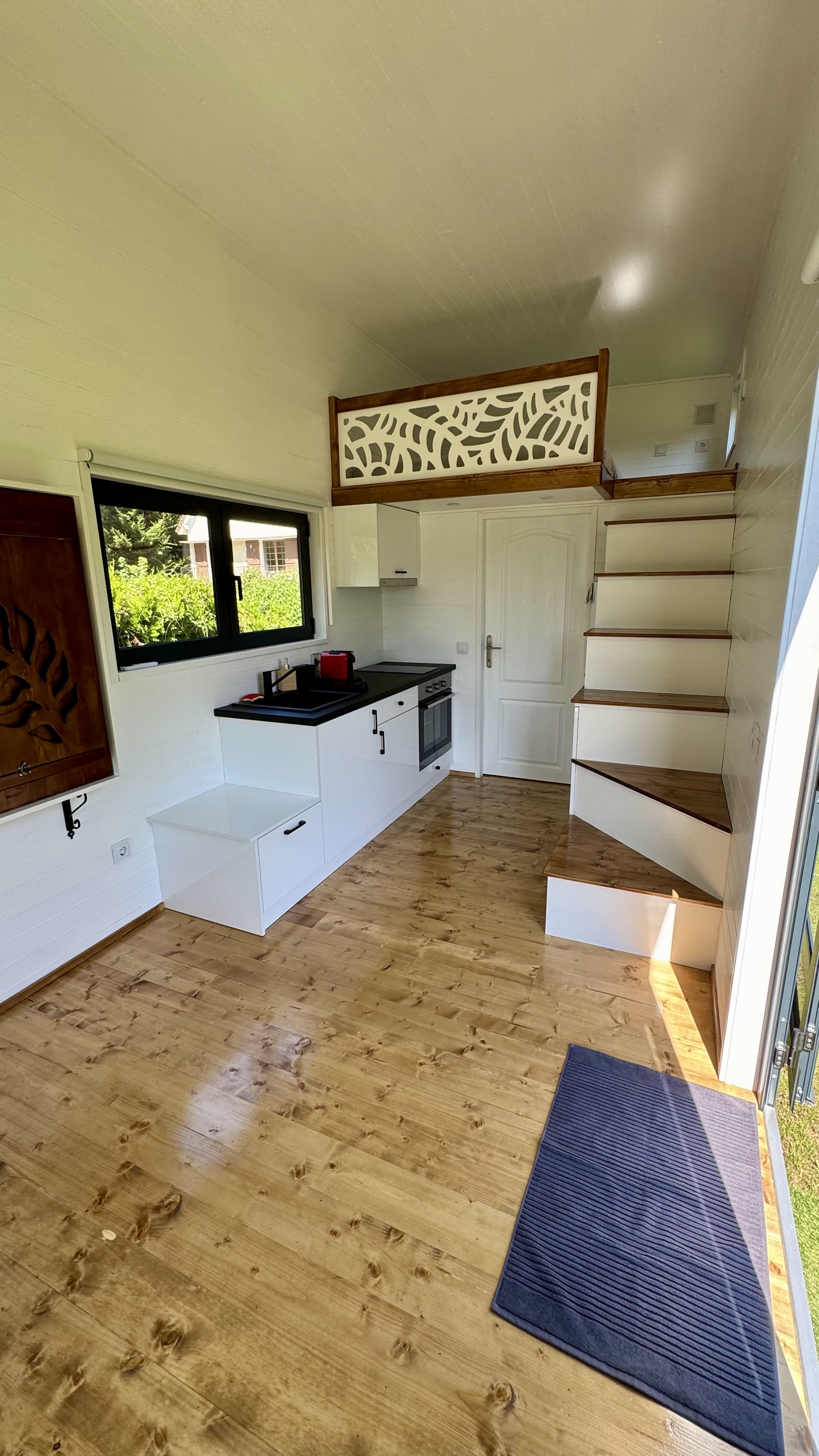 Tiny house au bord de l'eau — Séjour relaxant avec spa en Yvelines à Versailles — chambre