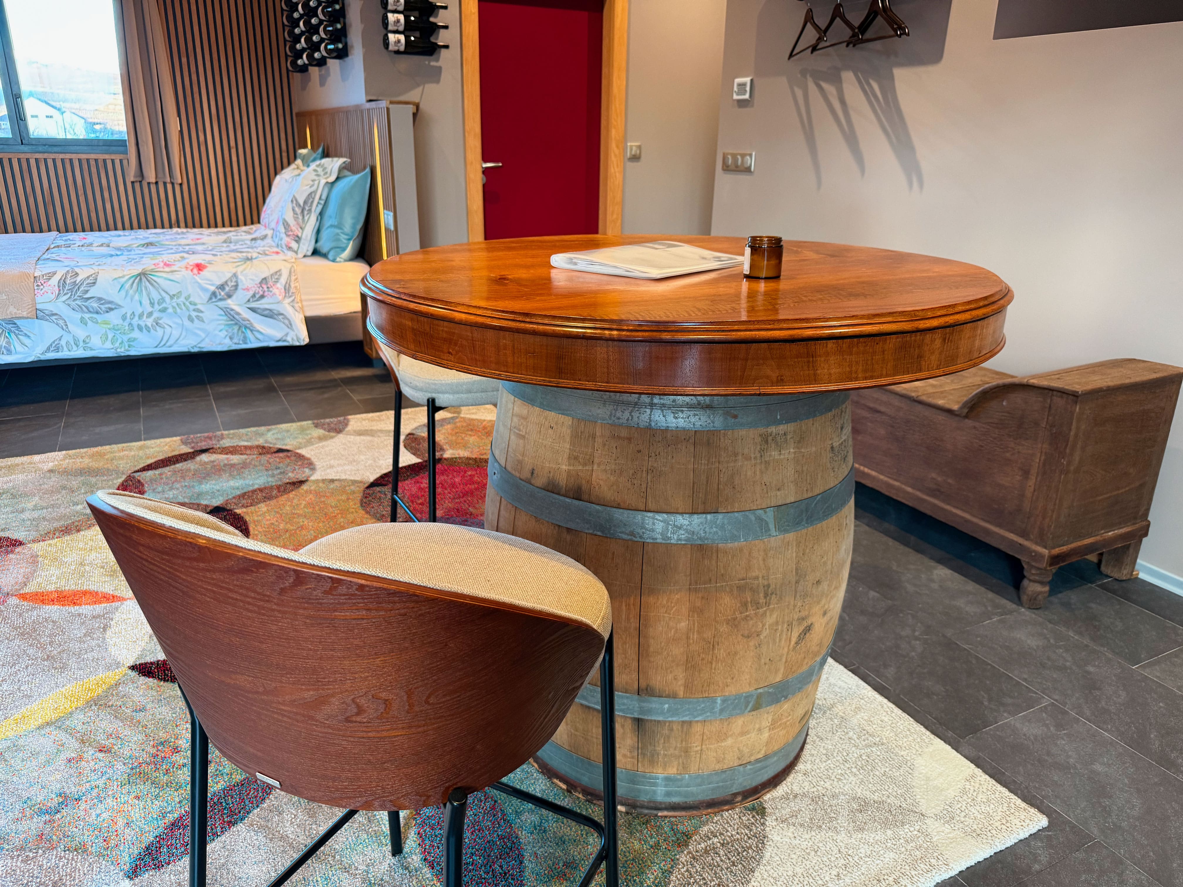 L'Inattendue — Suite élégante avec spa à Gueberschwihr (Haut-Rhin) à Gueberschwihr — chambre