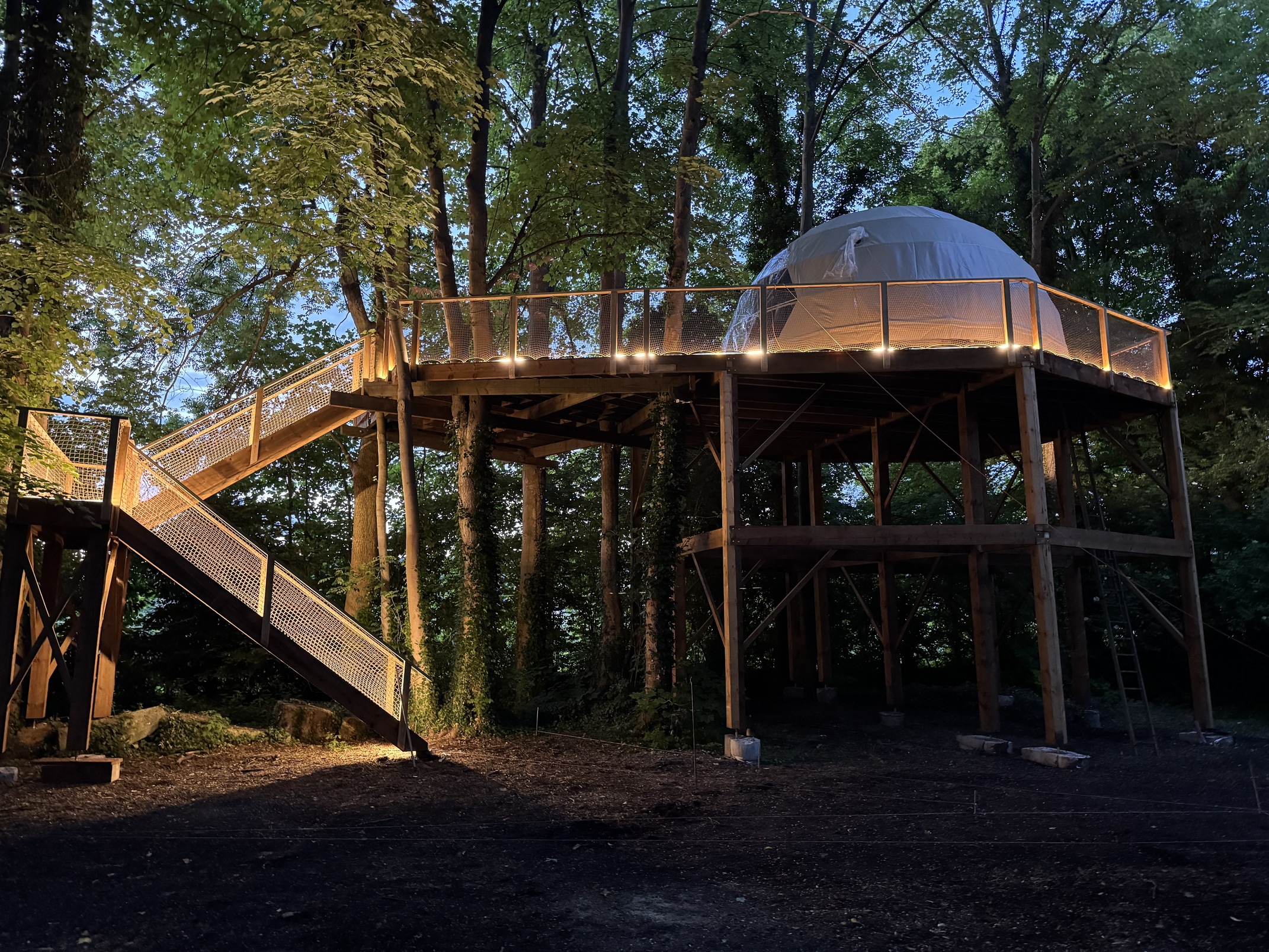 Bulle Perchée Étoile Filante & Spa