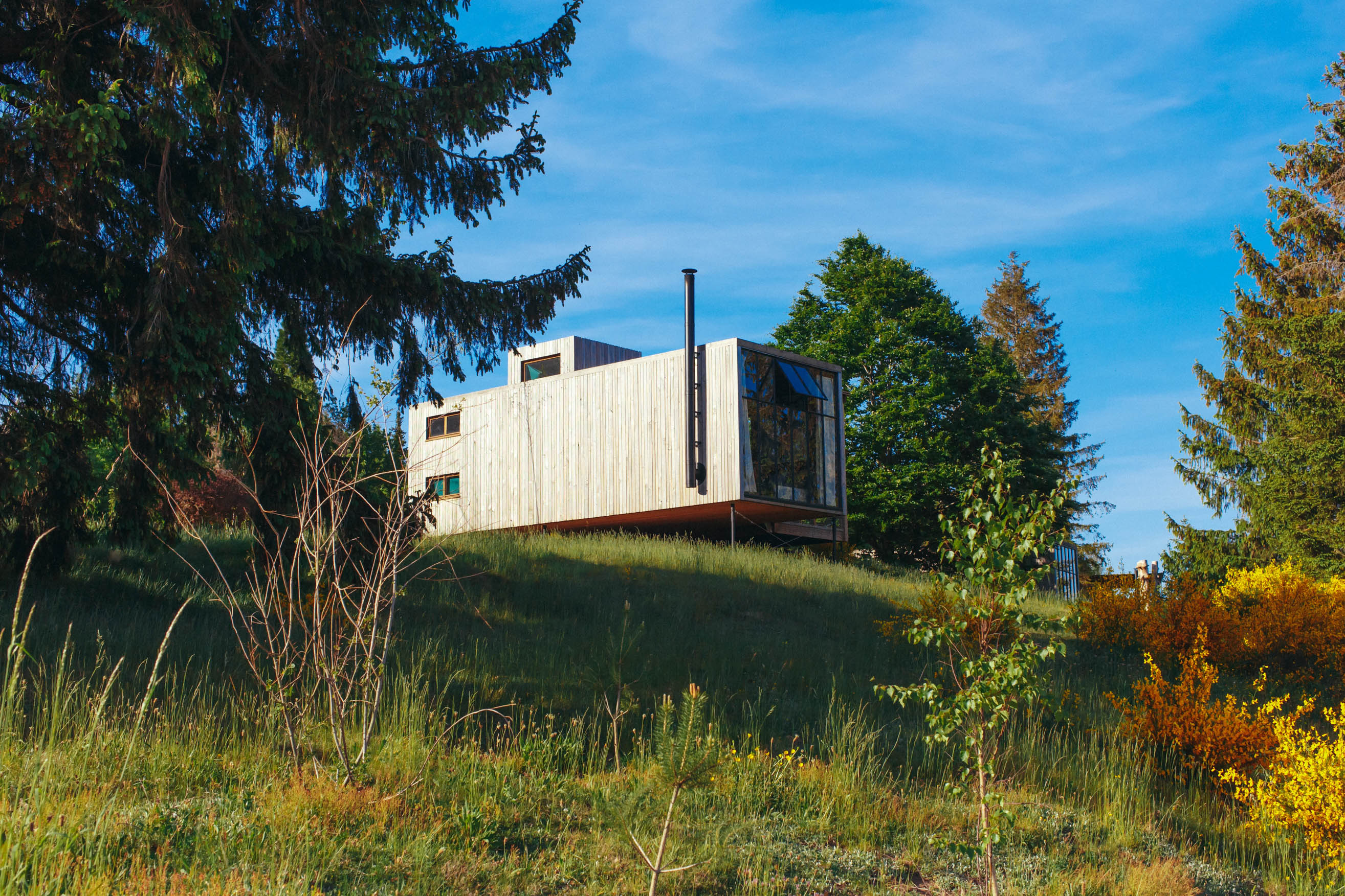 Nutchel Cabane Cosy — Cabane sur pilotis avec Bain Nordique à Bas-Rhin à Strasbourg — chambre
