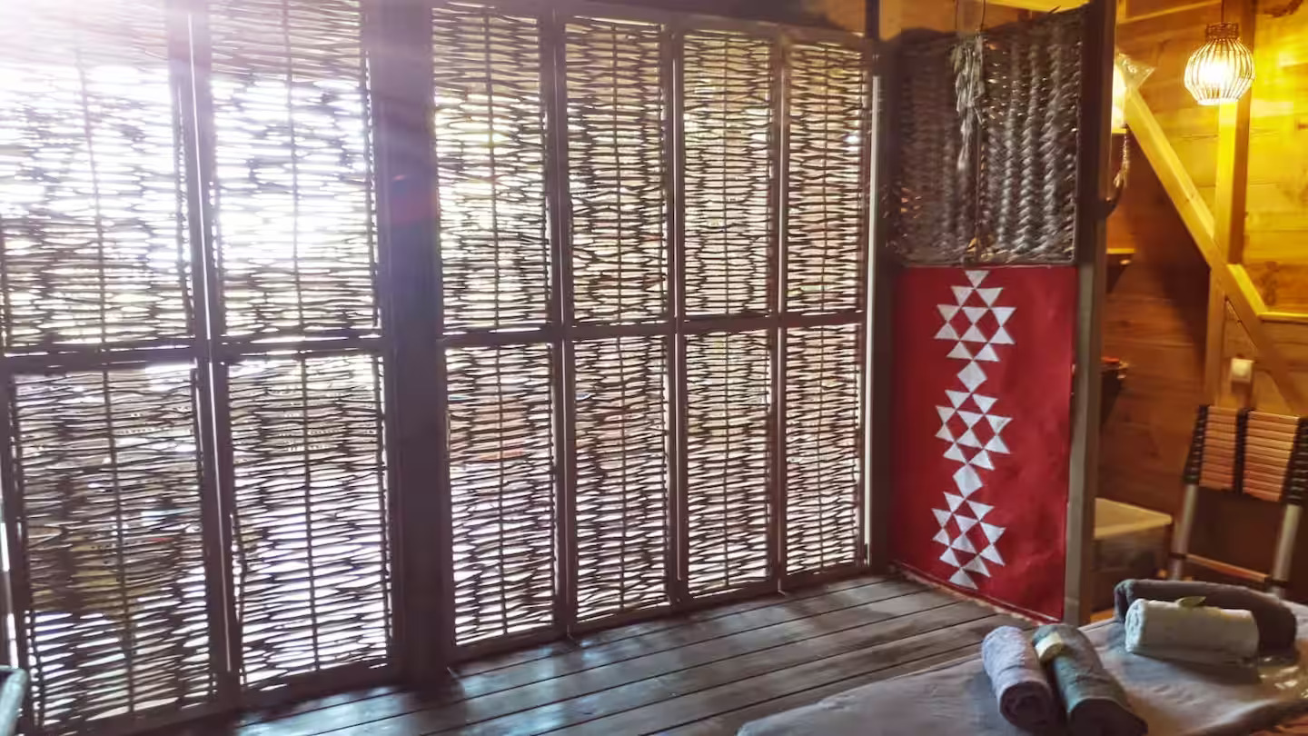 Ti Kabane Kaz Zion — Cabane dans les arbres avec vue mer en Guadeloupe à Basse-Terre — vue depuis la terrasse