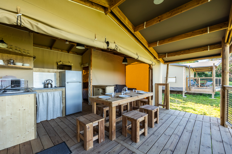 Ecolodge 3 chambres en Haute-Normandie : une immersion nature à Quiberville — salle de bain