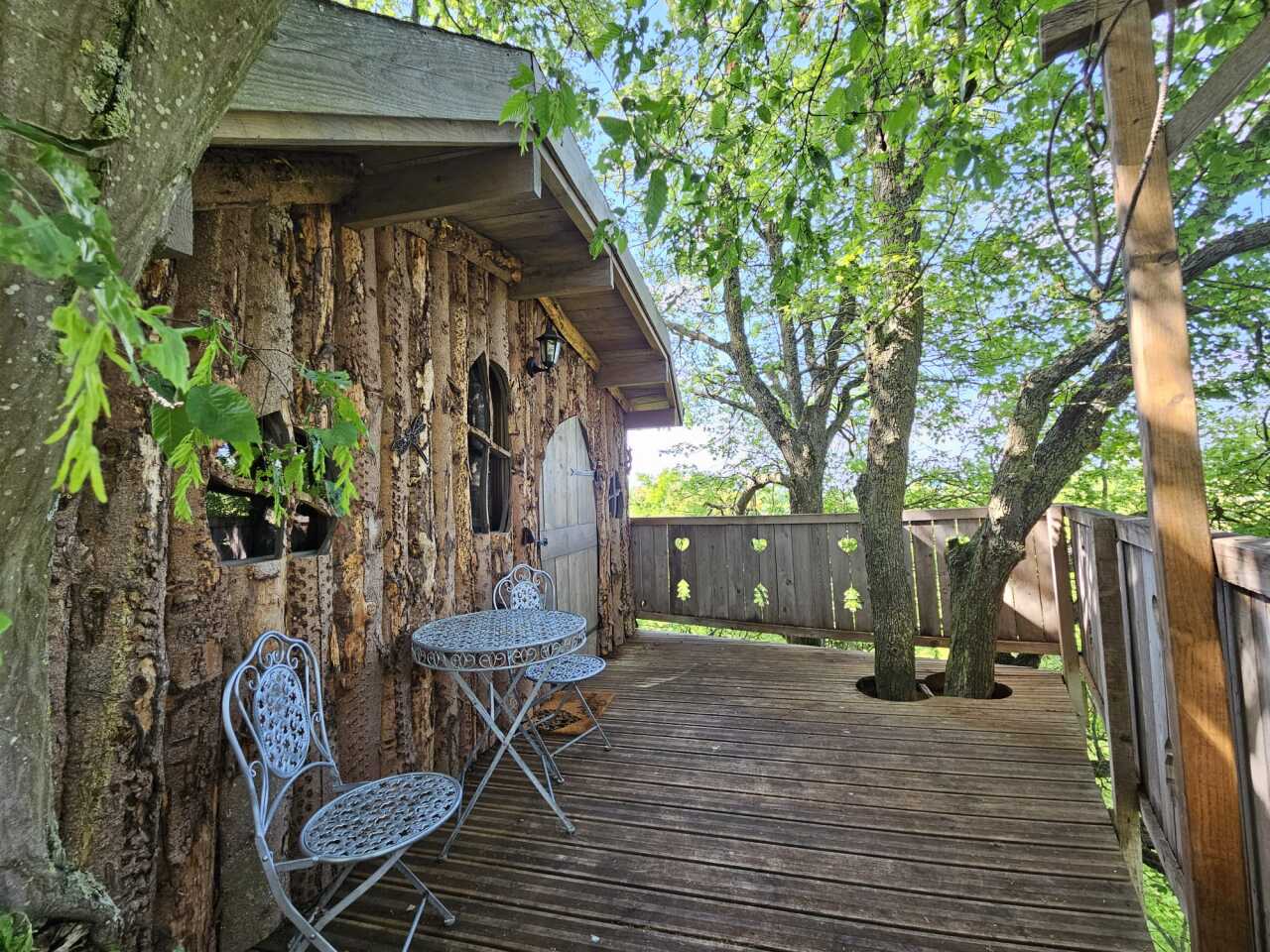 Évasion en cabane dans les arbres en Picardie