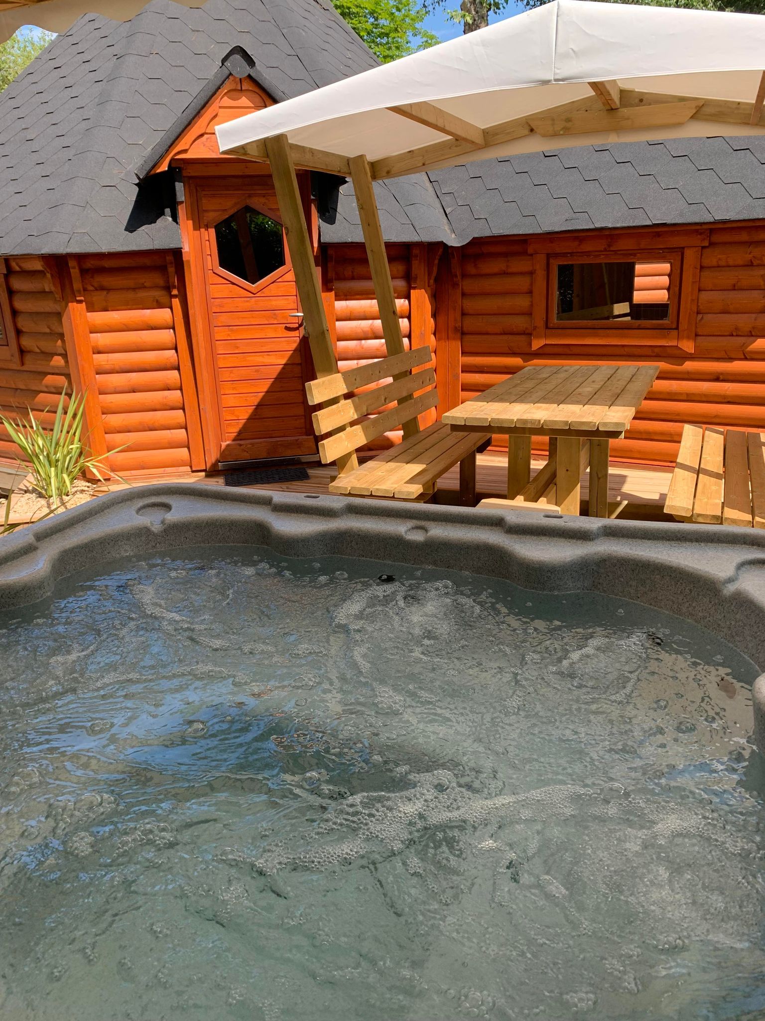 Kota Maxi Family Luxe Spa : une évasion en pleine nature à Guérande — vue depuis la terrasse