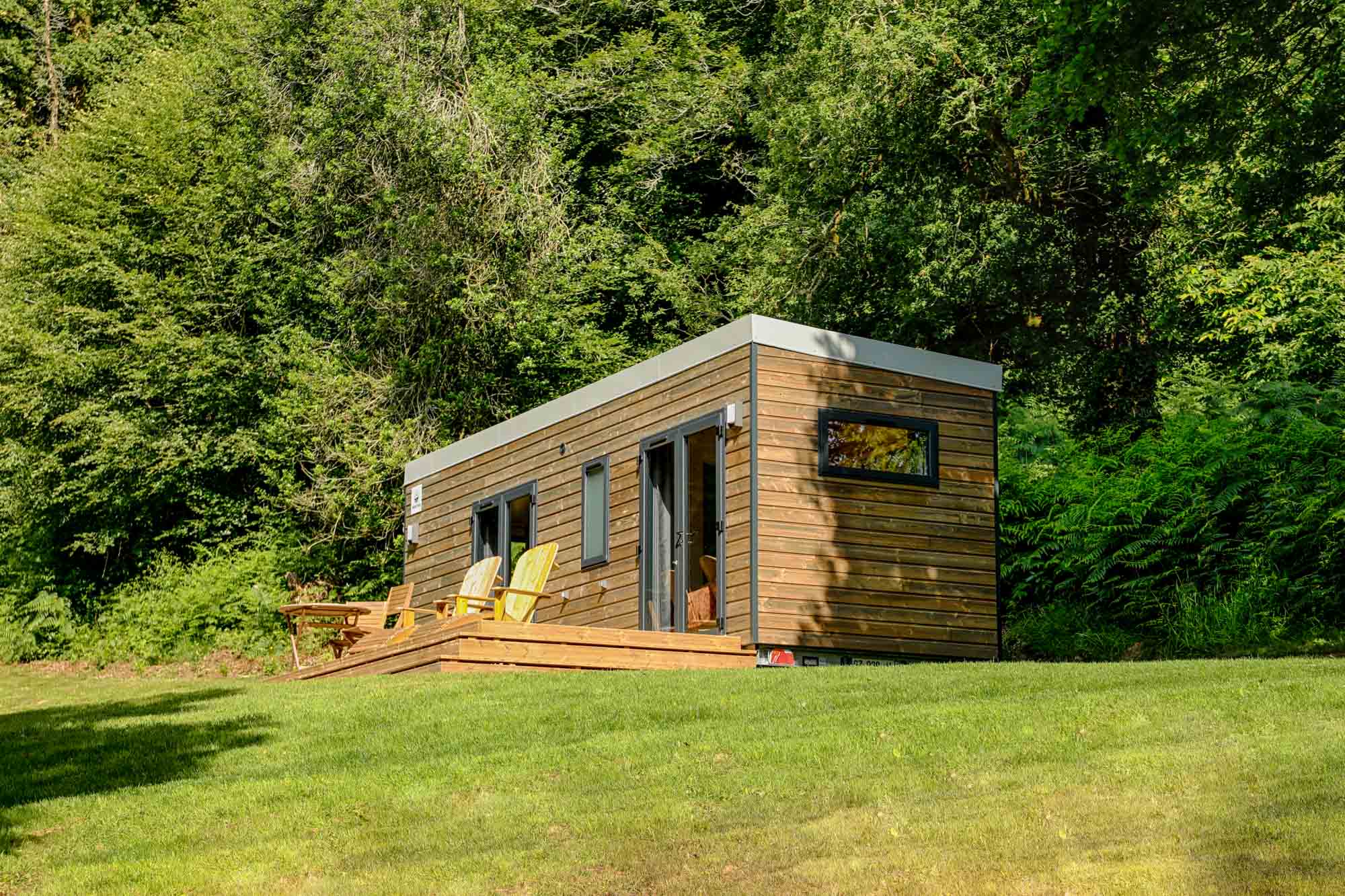 Tiny house Tilleul — Séjour nature avec spa à Morbihan