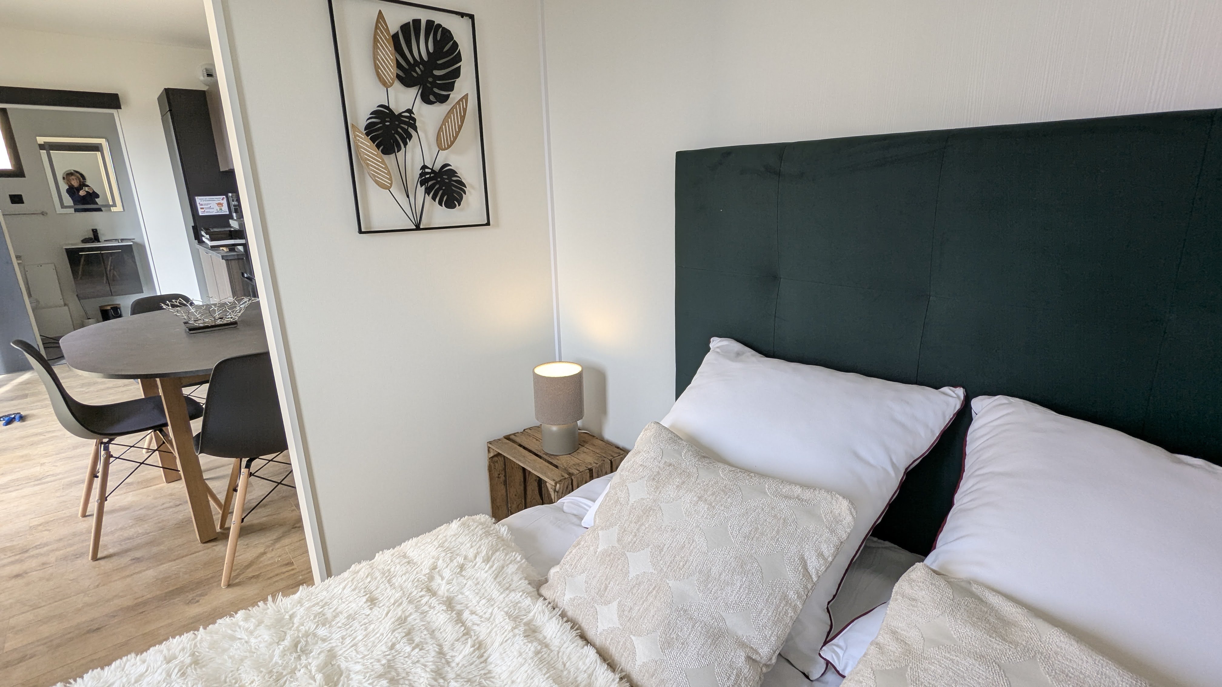 Ecolodge Le Pinot Gris — Séjour relaxant avec spa à Aube à Dolancourt — vue depuis la terrasse
