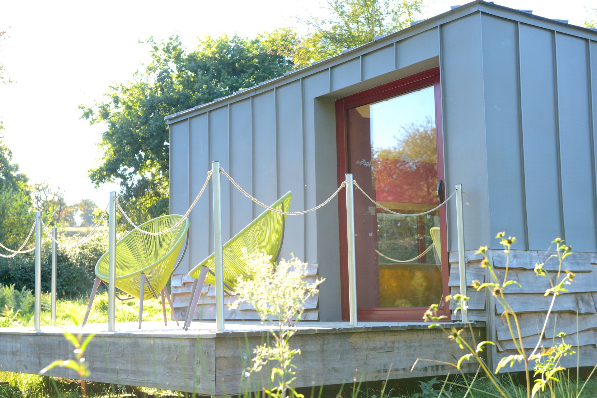 Lodge Nymphéa 1 : une évasion romantique en pleine nature à Les Epesses — espace de vie