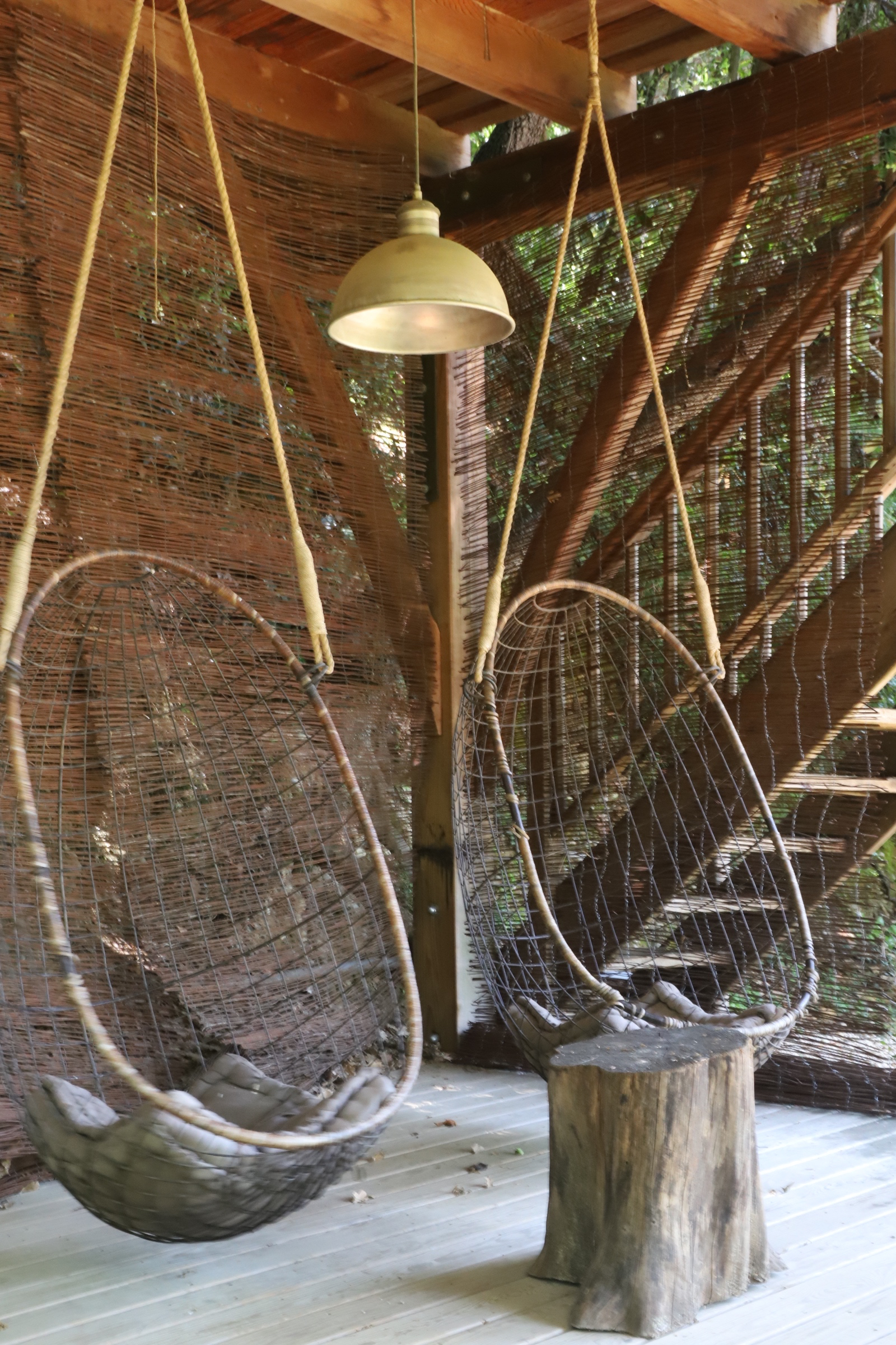 Bagheera — Cabane dans les arbres avec spa à Alpes-Maritimes à Saint-Auban — vue depuis la terrasse