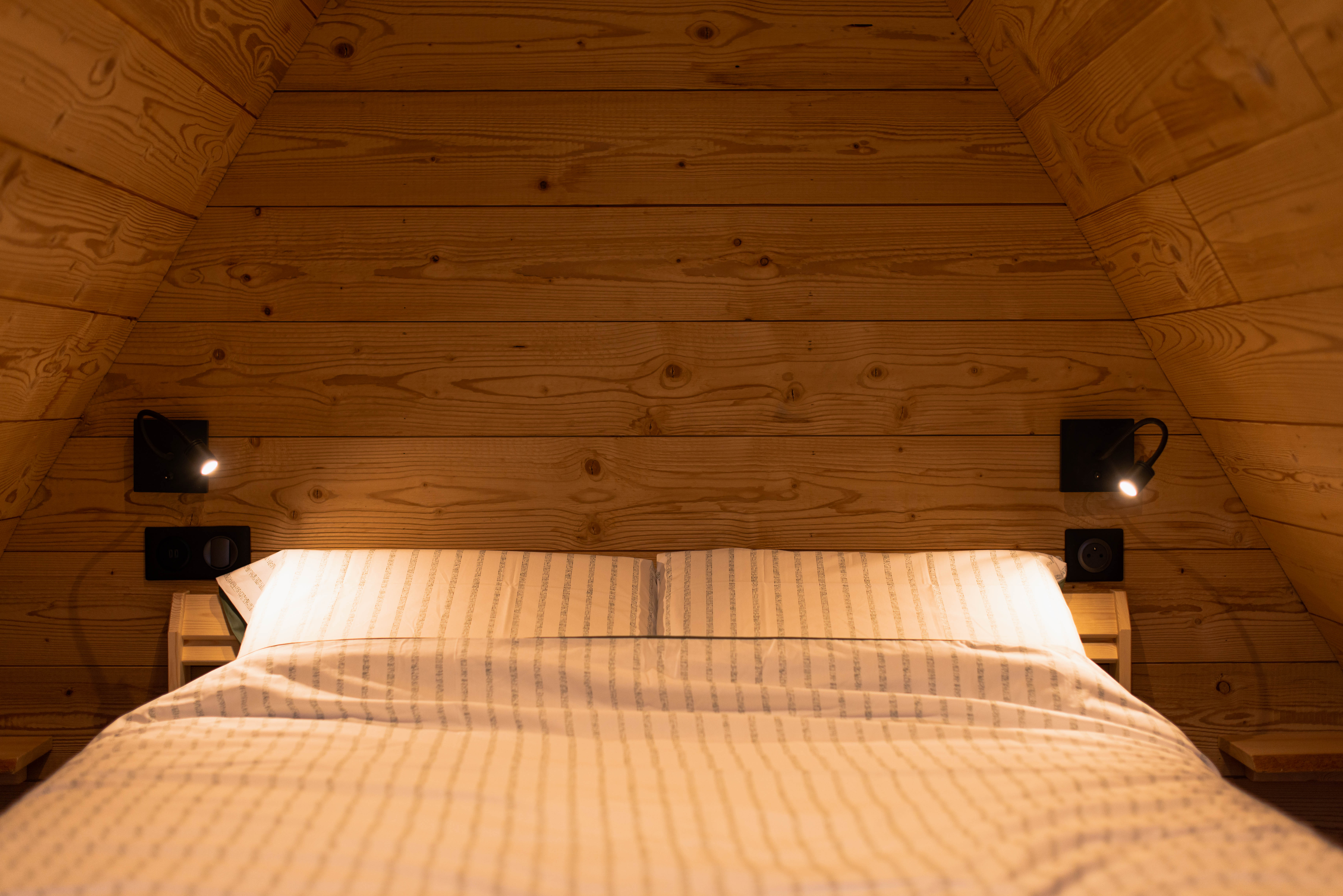Cabane A-frame & Spa — Évasion en pleine nature à Allier à Vichy — espace de vie