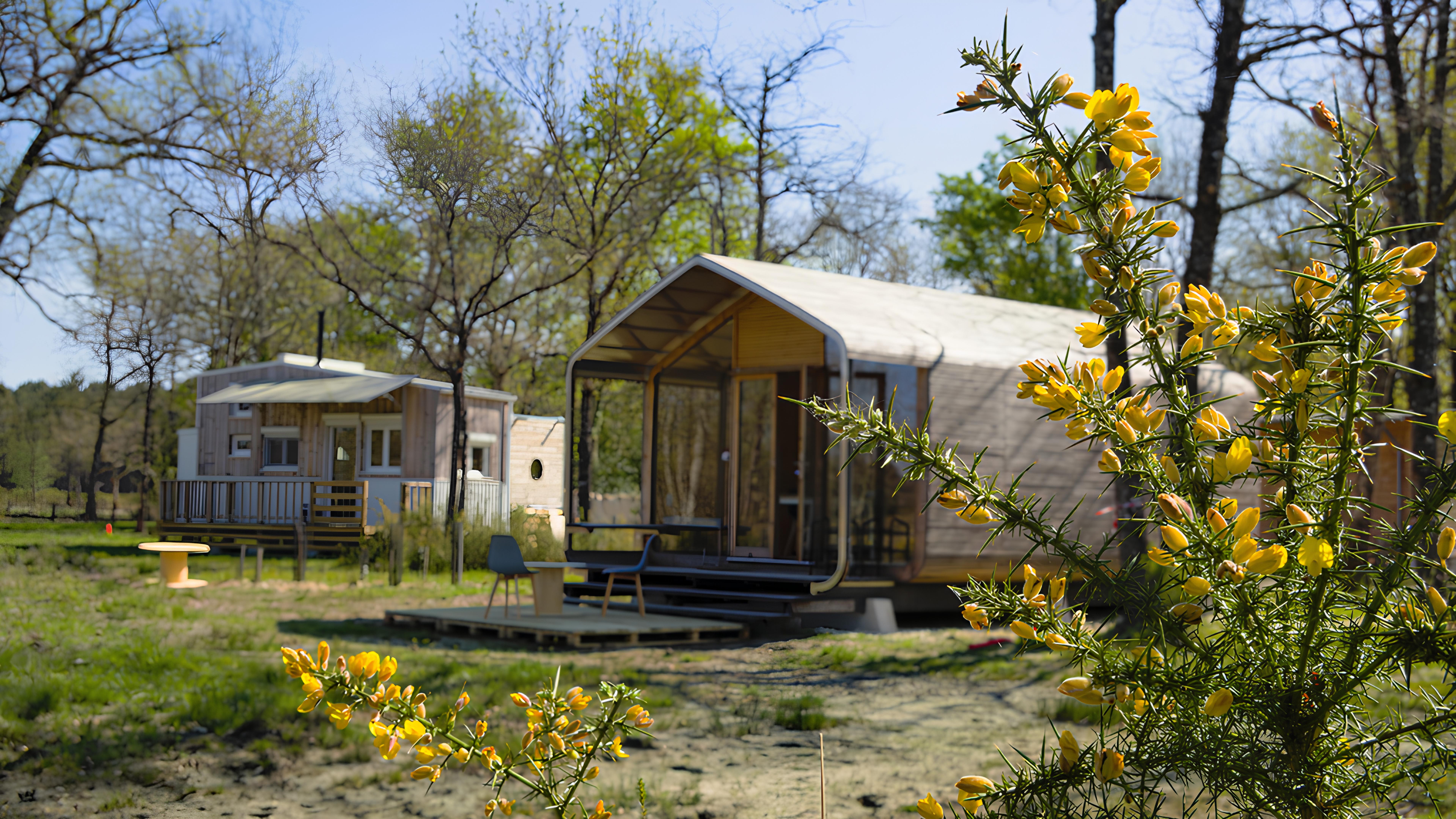 Wikkel House Bear — Cabane éco-responsable avec spa à Peysoup