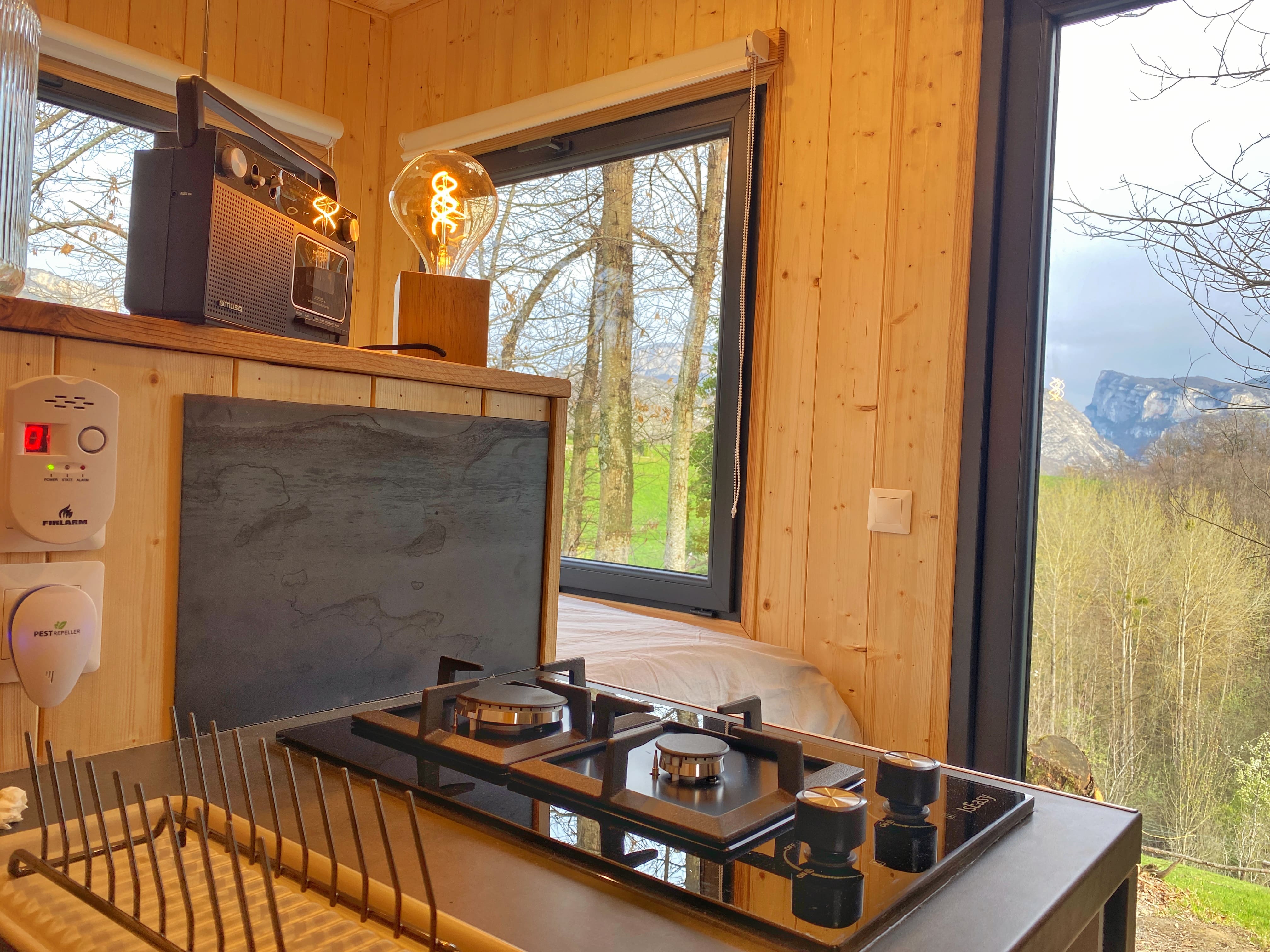 Photo 9/9 — Tiny House « Le Perchoir du Vercors : une tiny house au cœur des cimes » à Saint-André-En-Royans Isère