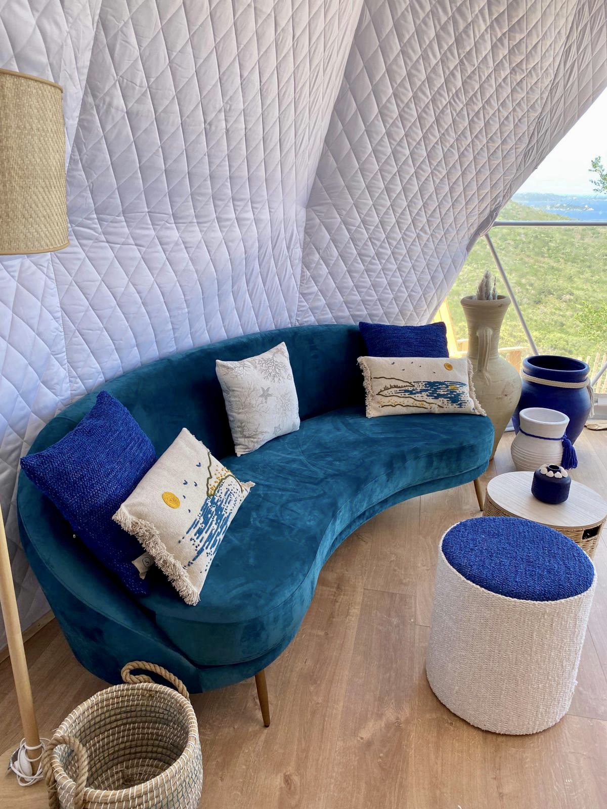 Mare — Dôme avec vue mer à Corse-du-Sud à Porto-Vecchio — cuisine