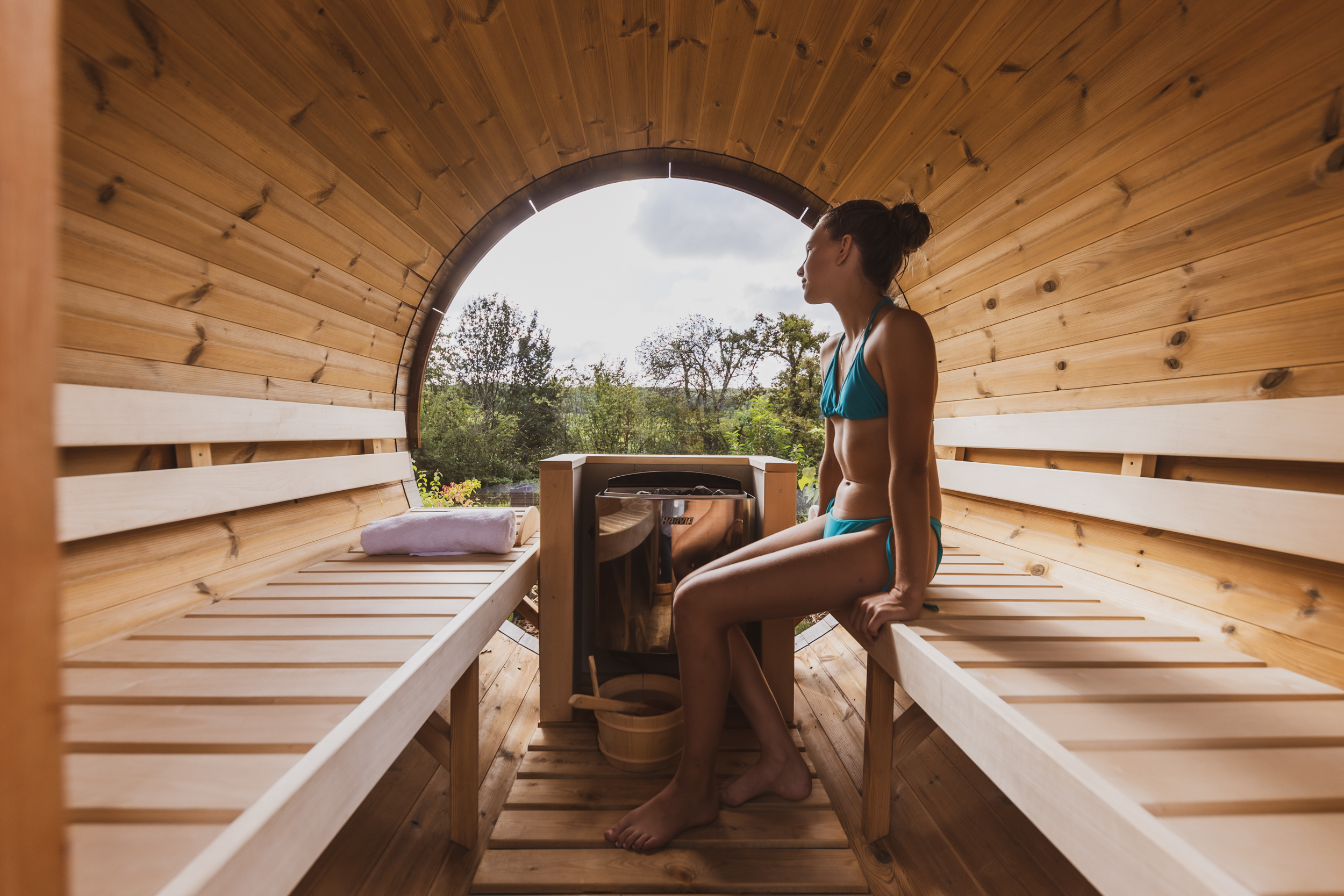 Lodge du Trappeur & Spa — Séjour insolite en Haute-Saône à Andelarrot — détail architectural