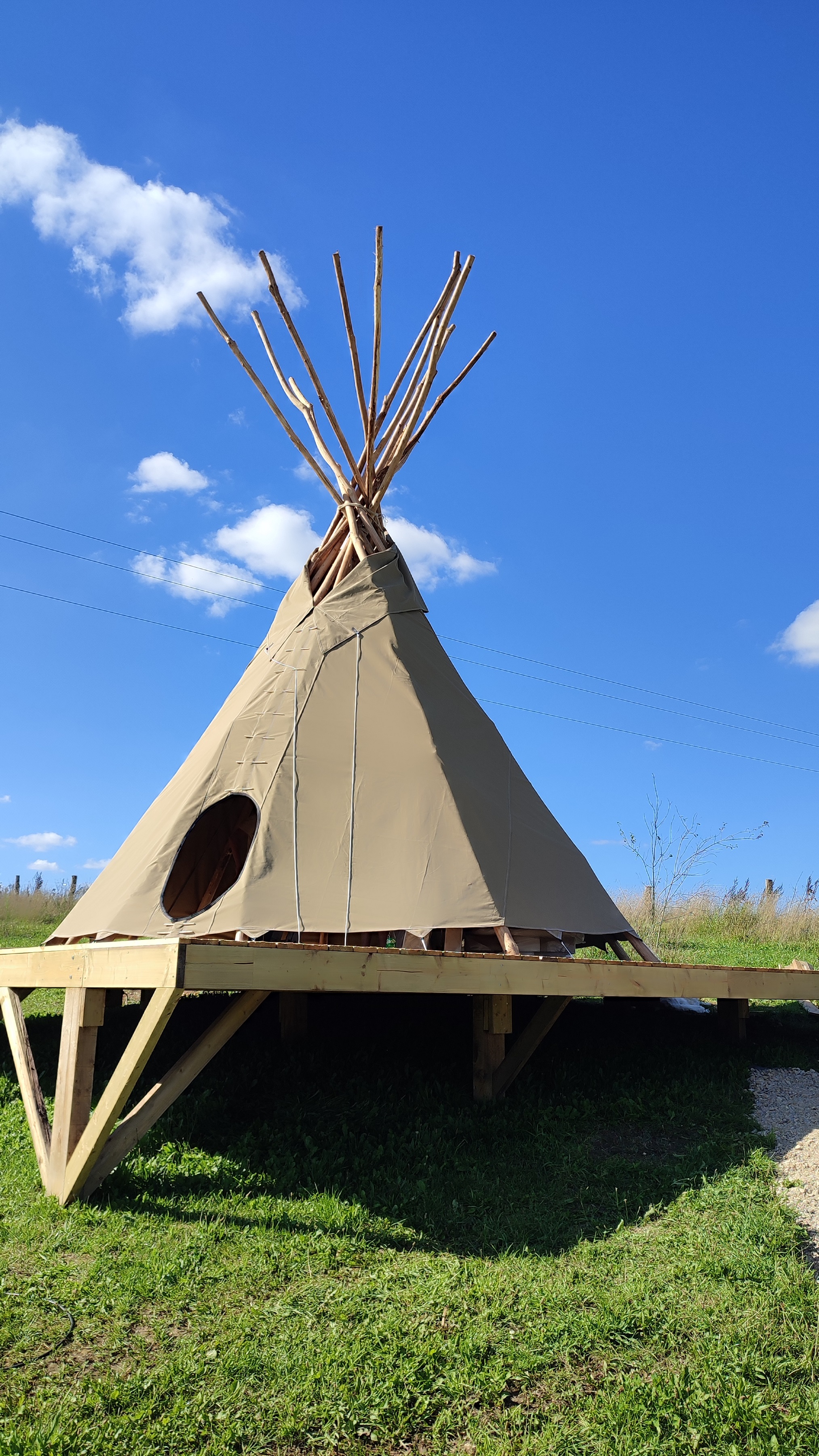 Un tipi immersif au cœur de la Picardie
