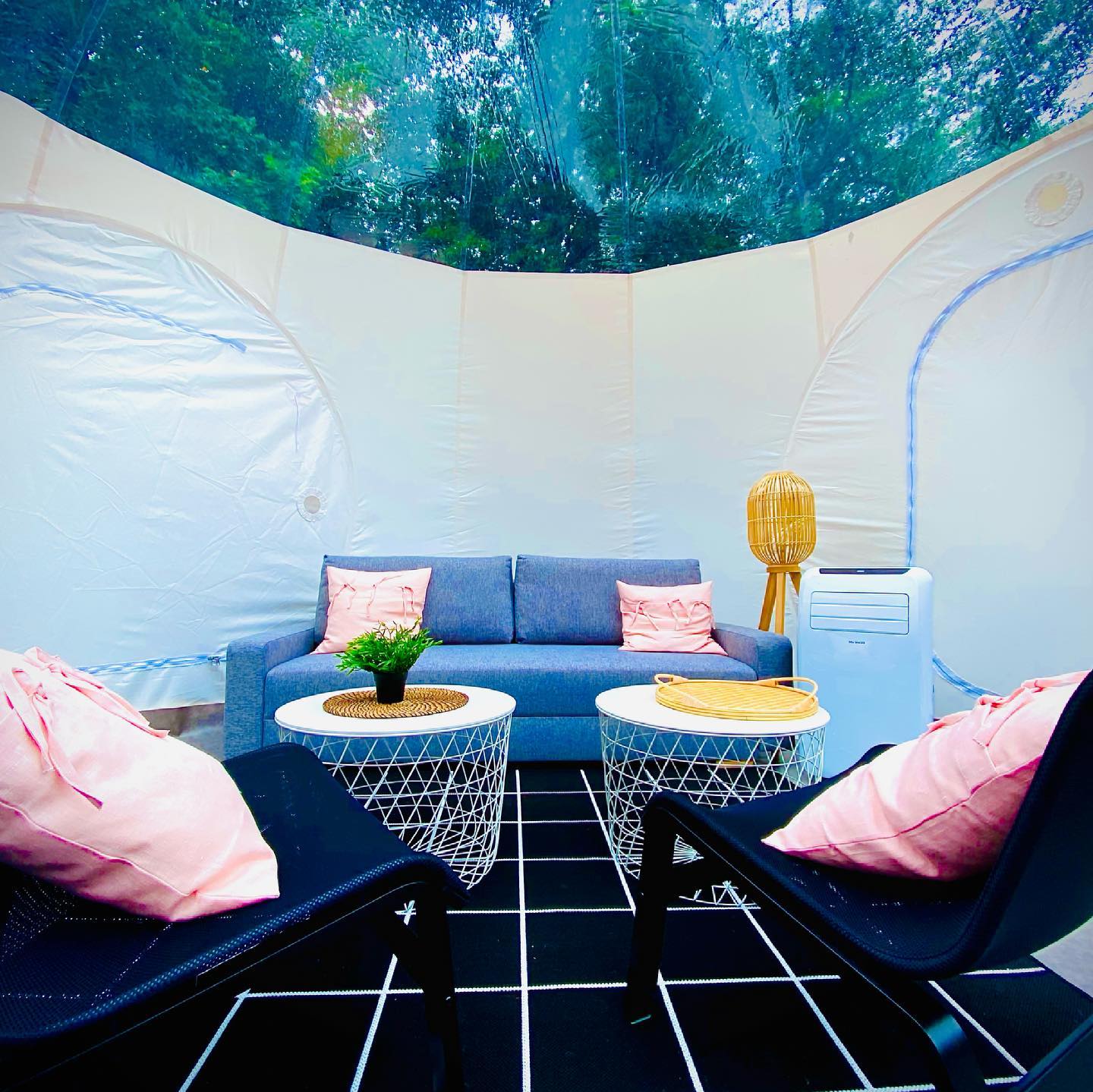 Bulle spa transparente : une nuit sous les étoiles en Normandie à Saint-Sever-Calvados — chambre