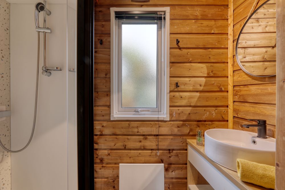 Cottage La Bohème — Cabane avec spa à Nantes en Loire-Atlantique à Nantes — vue depuis la terrasse