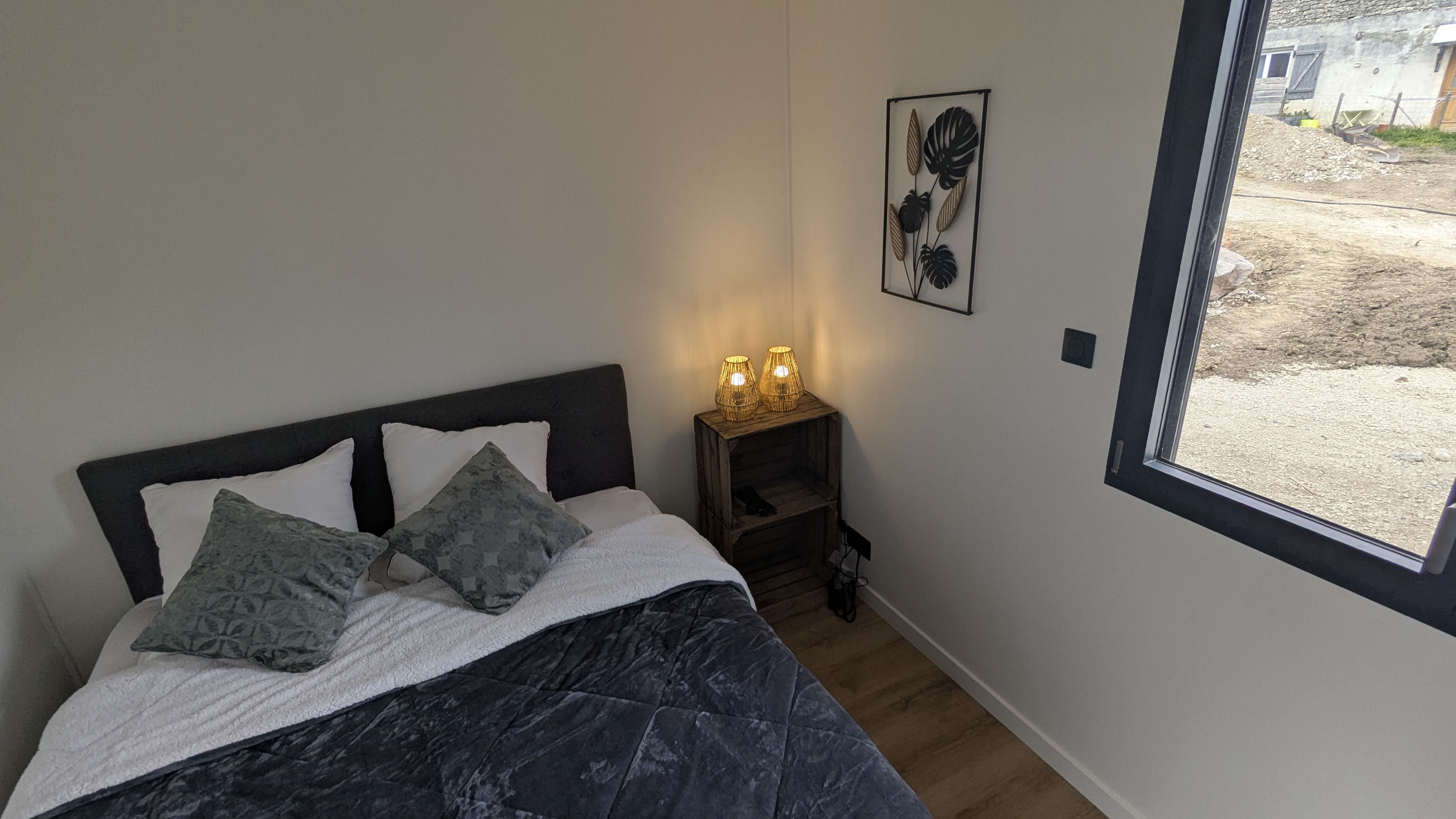 Ecolodge Le Pinot Meunier — Séjour avec spa à 2 pas de Nigloland à Dolancourt — vue depuis la terrasse
