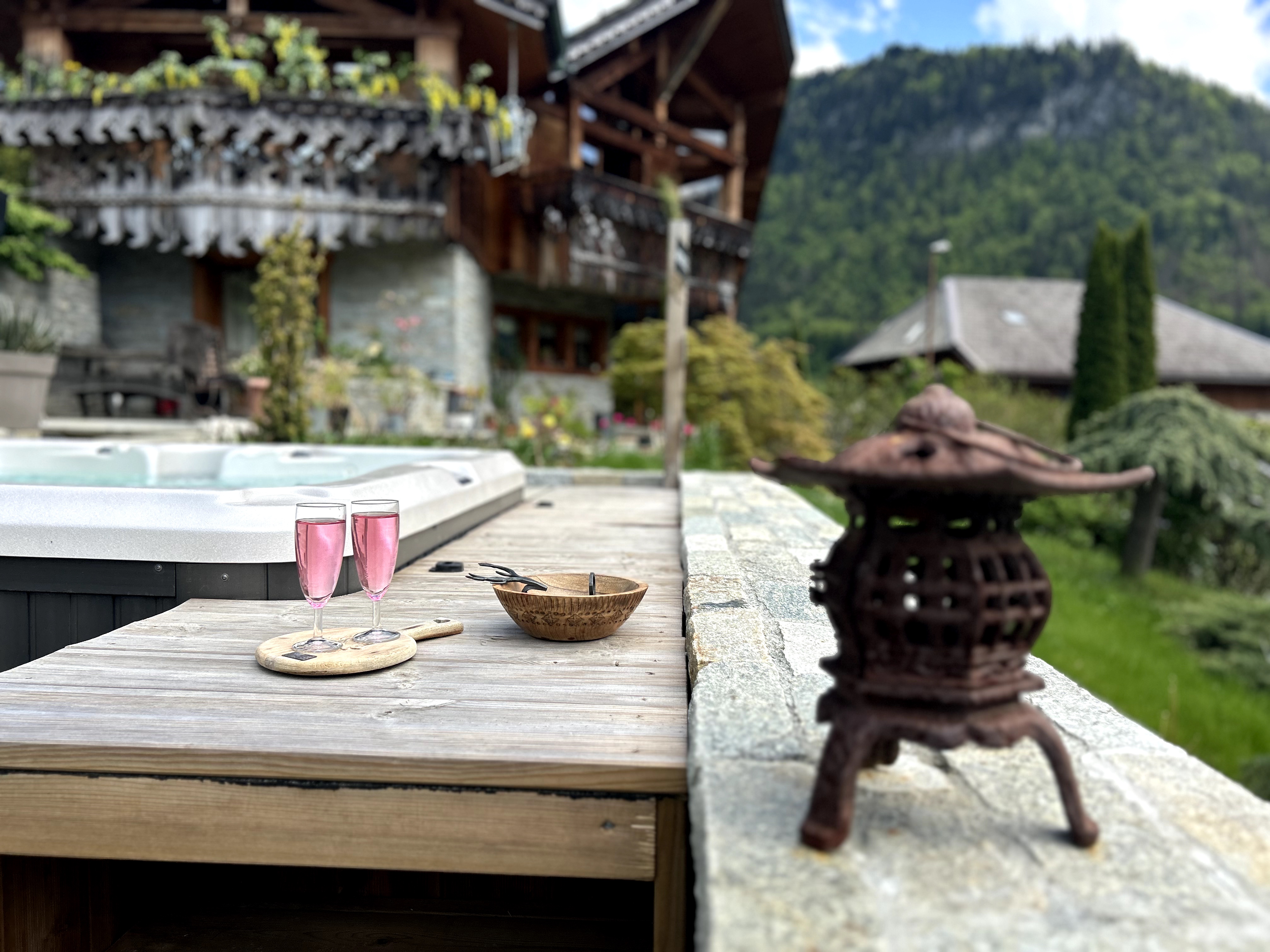 Le Petit Nid d'Amour — Chalet avec vue panoramique à Haute-Savoie à Montriond — vue intérieure