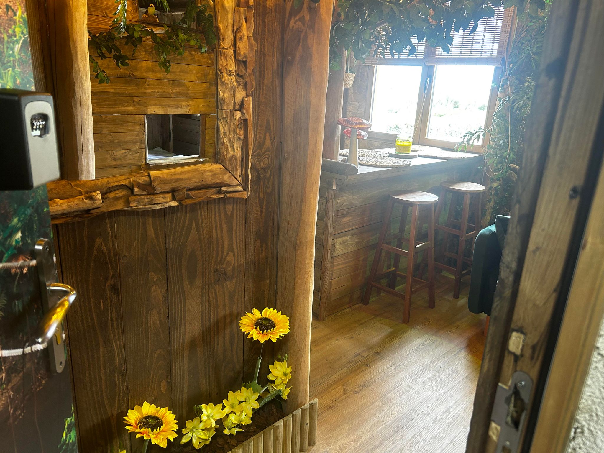 La Jungle Room de Paulette — Chambre à thème avec spa à Pau à Pau — vue intérieure
