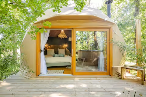 Dôme Shizen : une expérience immersive en pleine nature à Albias — environnement naturel