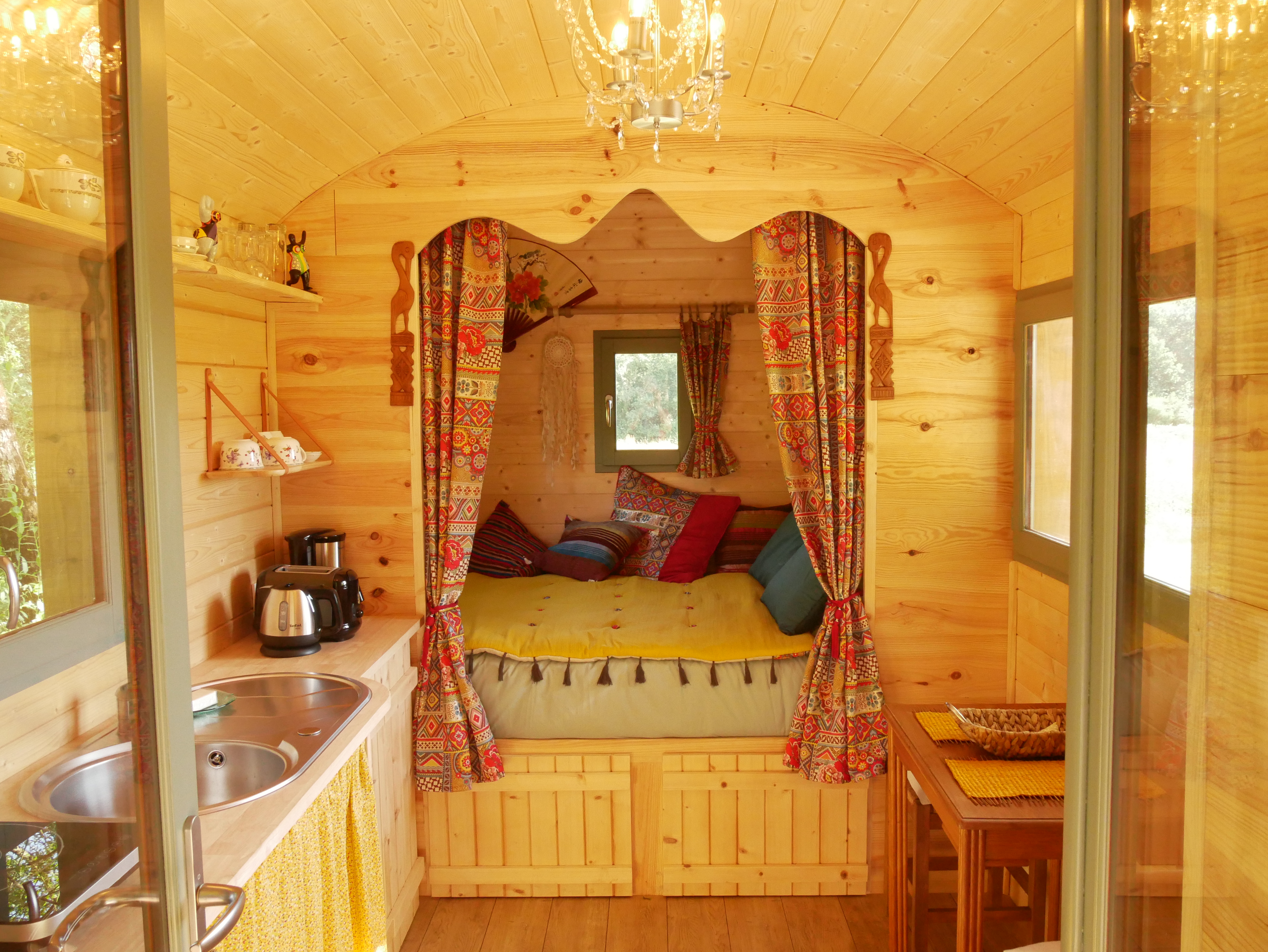 La Roucoulotte — Roulotte avec spa à Loire-Atlantique à Saint-Lumine-De-Clisson — cuisine