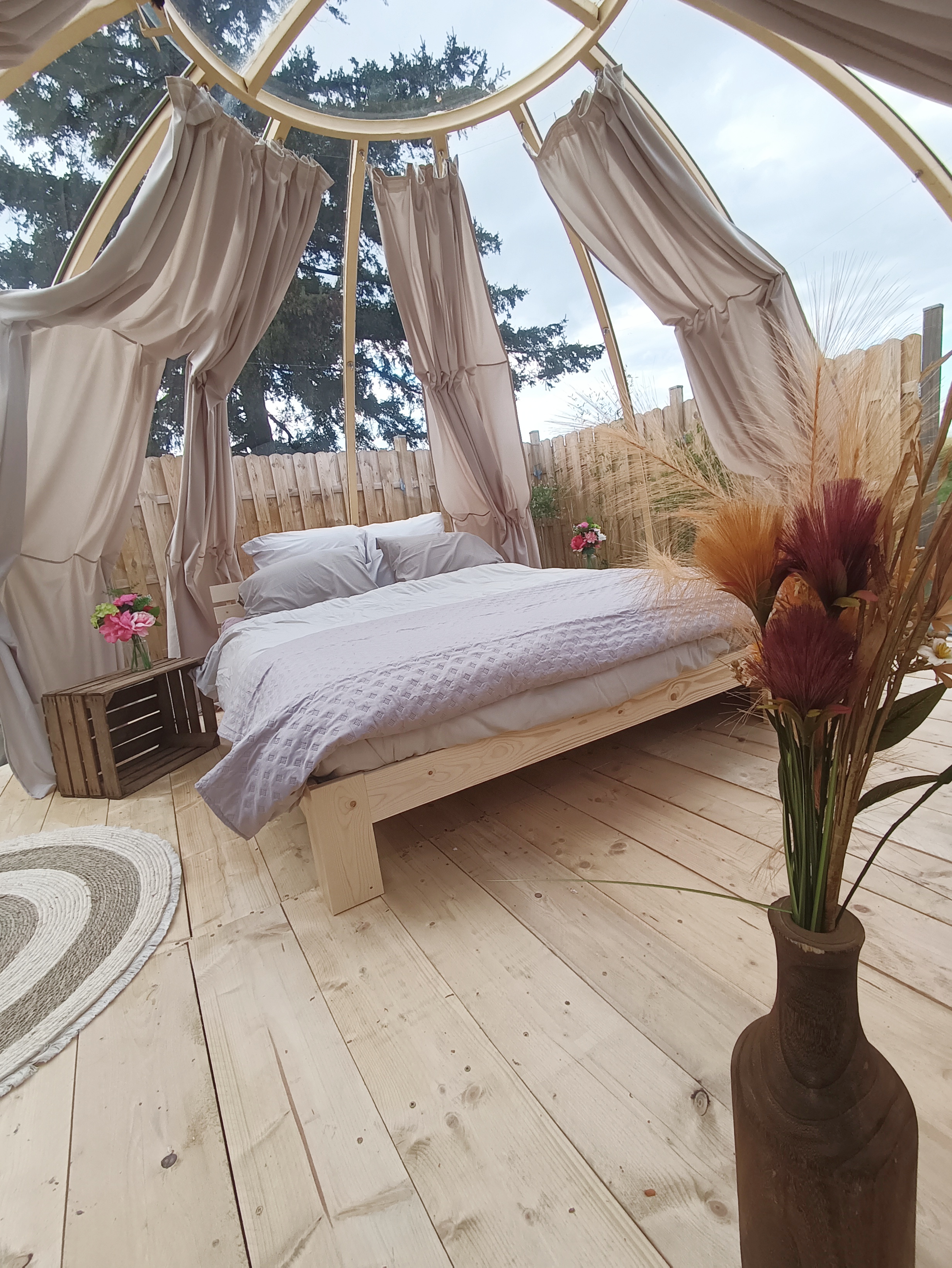 O'fun'enbulle : un dôme enchanteur avec spa en pleine nature à Mazinghien — détail architectural