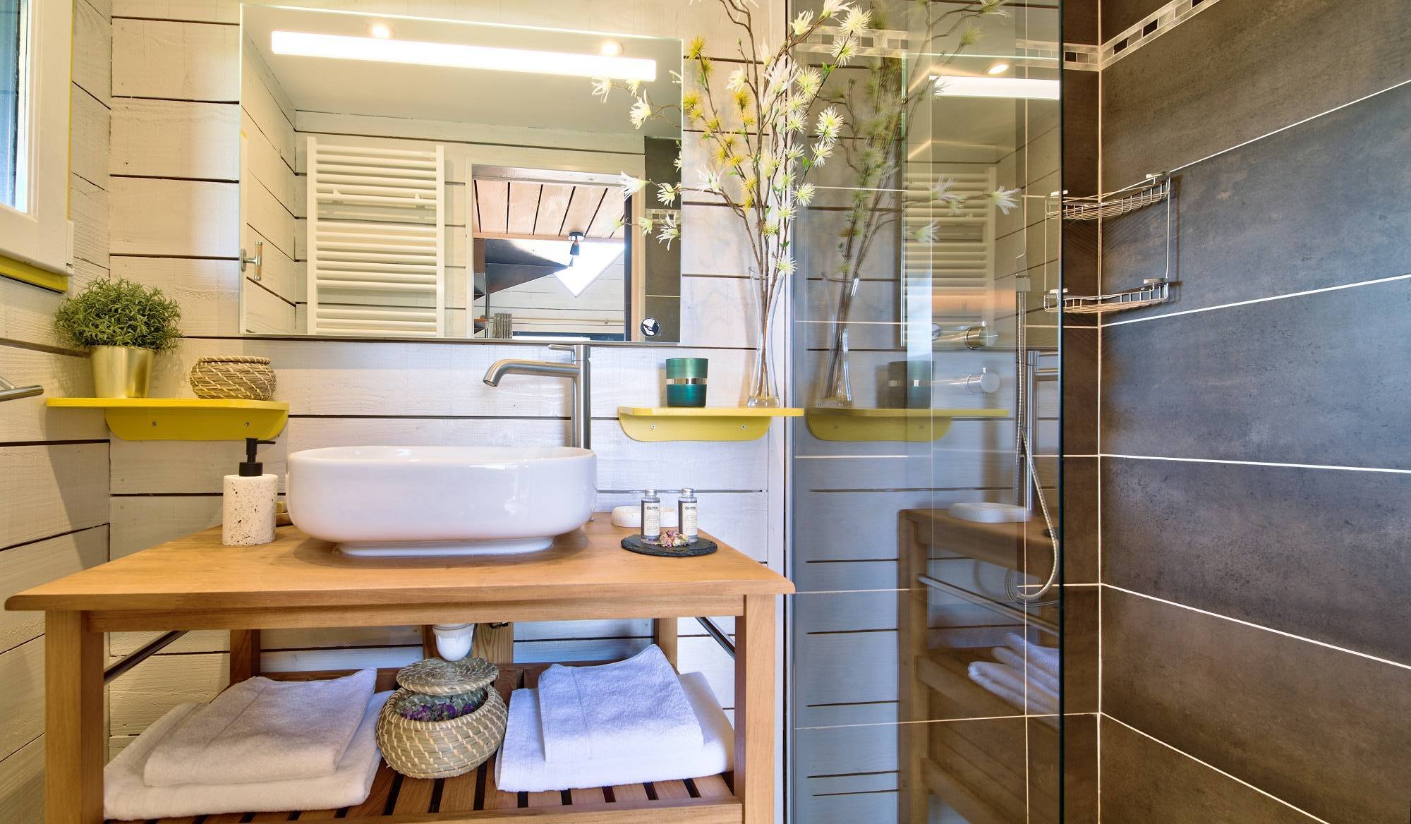 Chalet SAGA SPA Jacuzzi : une évasion romantique en pleine nature à Savignac Mona — environnement naturel