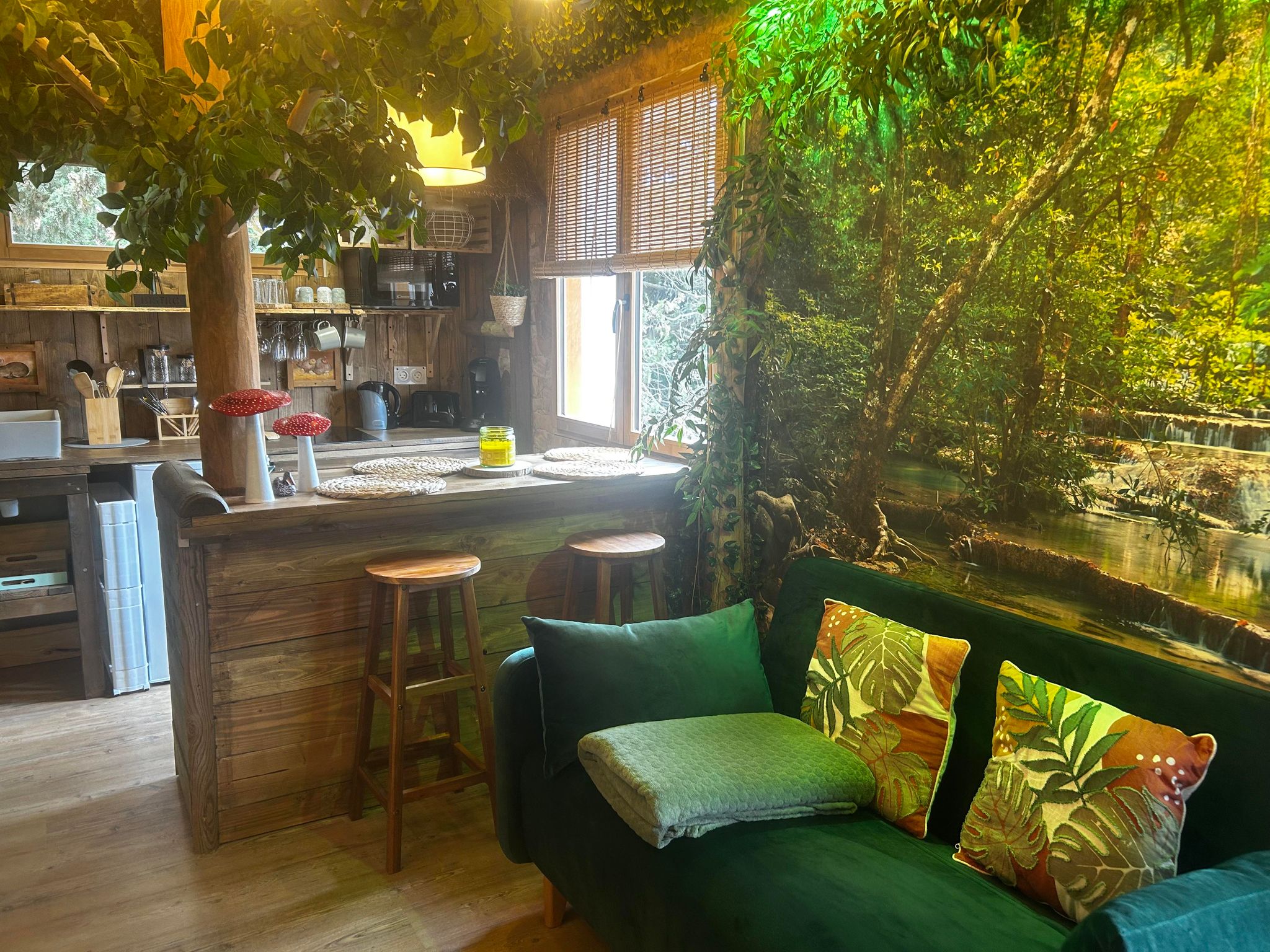 La Jungle Room de Paulette — Chambre à thème avec spa à Pau