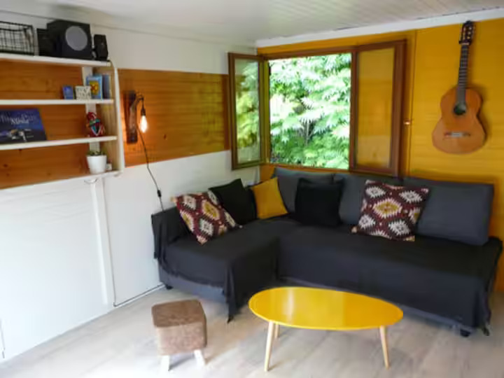 Le Chalet du Pré en bulle — Séjour panoramique à Champrenault (Côte-d'Or) à Champrenault — cuisine