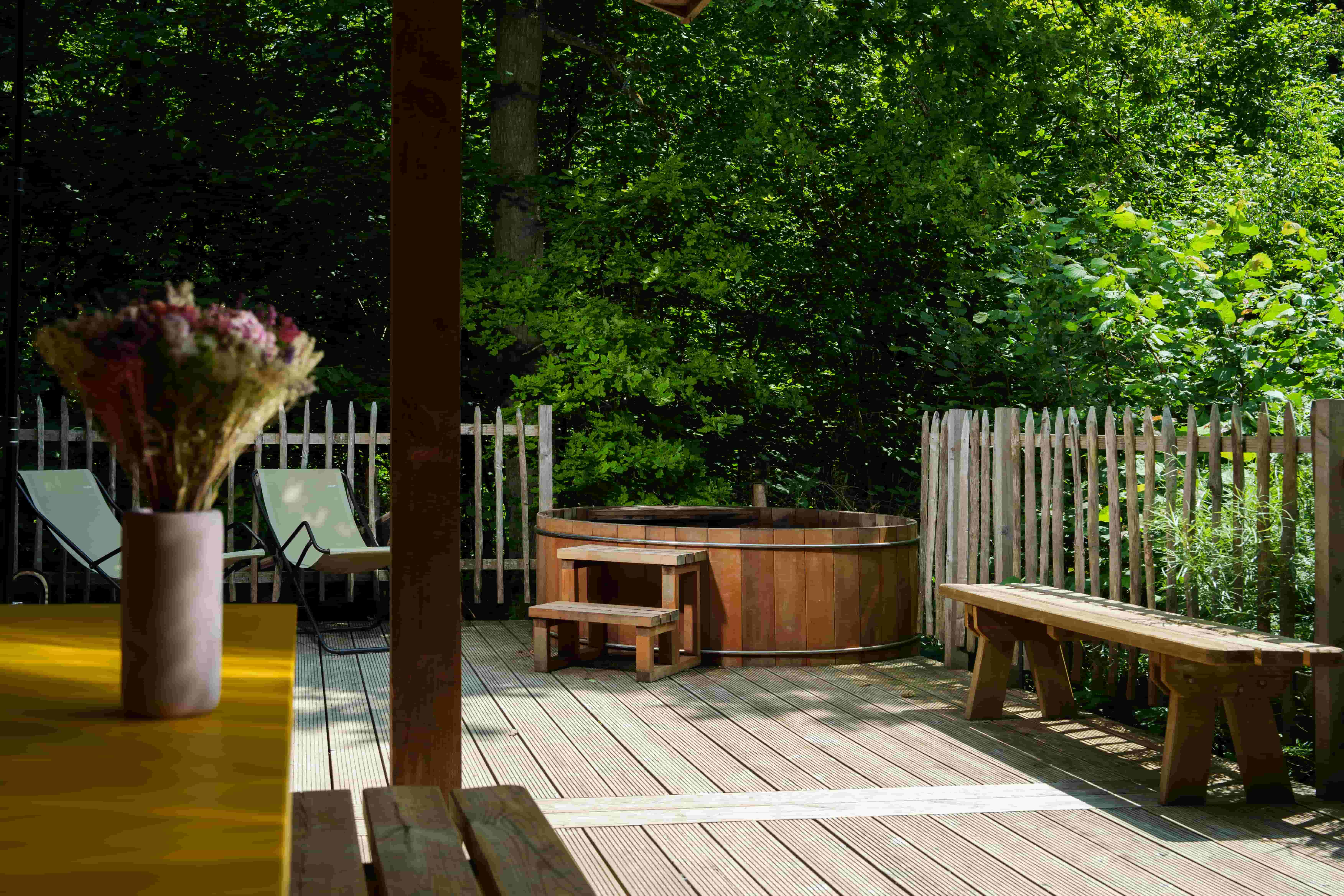 Cabane Spa Le Refuge : une immersion en Picardie à St-Léger-Aux-Bois — cuisine