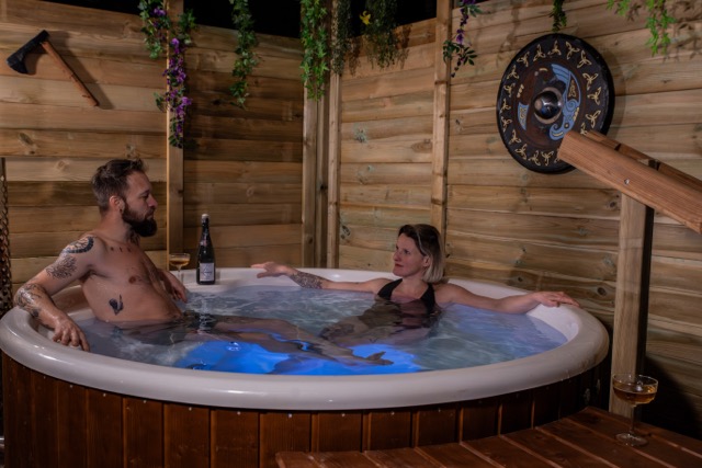 Lodge Valhalla — Séjour romantique avec bain nordique à Zuydcoote (Nord) à Zuydcoote — détail architectural
