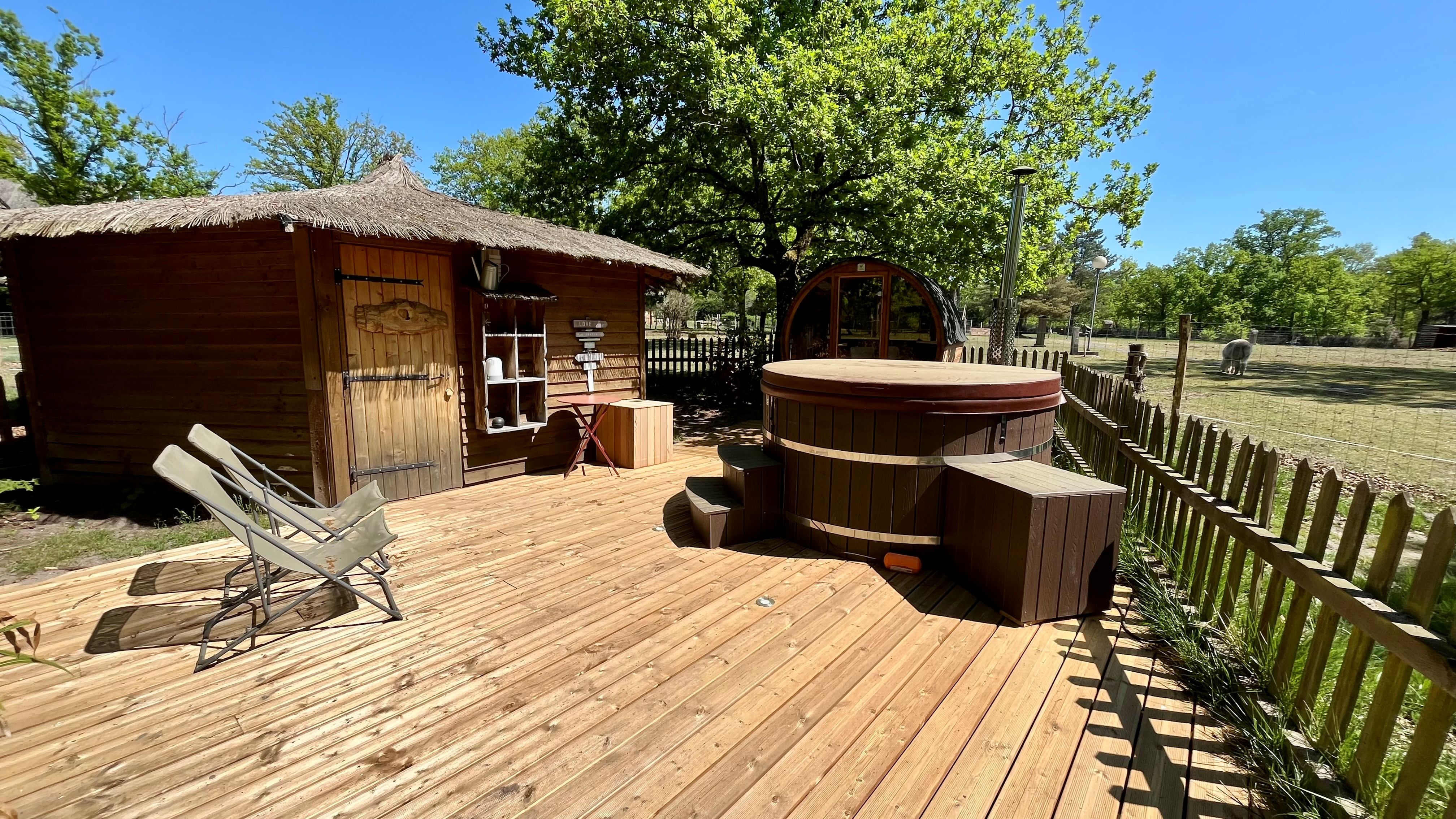 Une cabane SPA & SAUNA au cœur de la Picardie