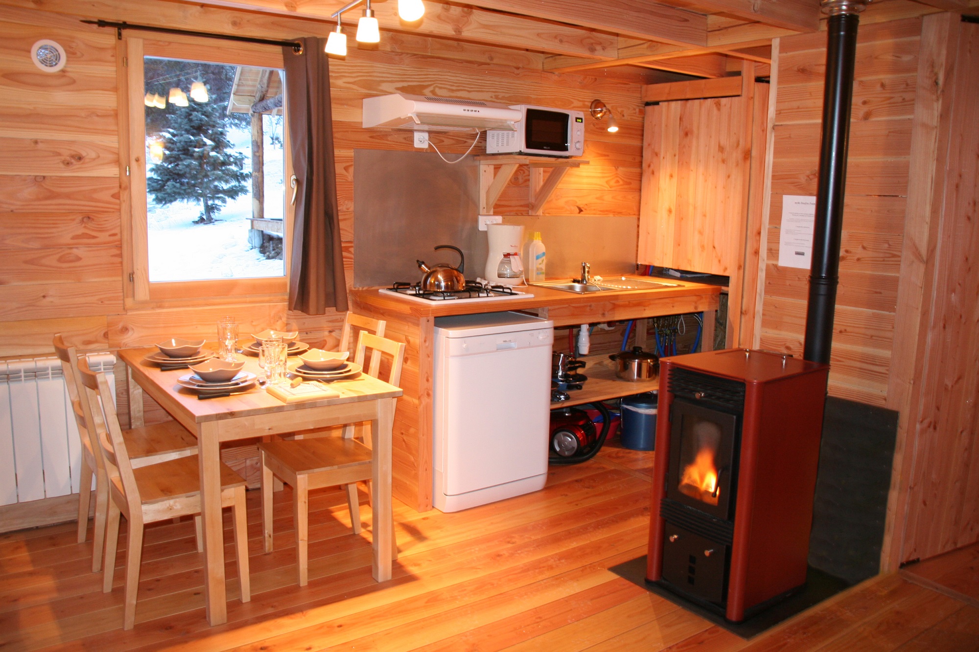 Cabane Font Romeu : une immersion au cœur des Pyrénées à Font-Romeu Odeillo — salle de bain