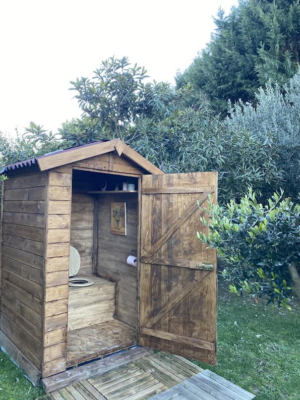 Le Tonneau de Negra — Tonneau avec spa à Haute-Garonne à Montesquieu-Lauragais — salle de bain
