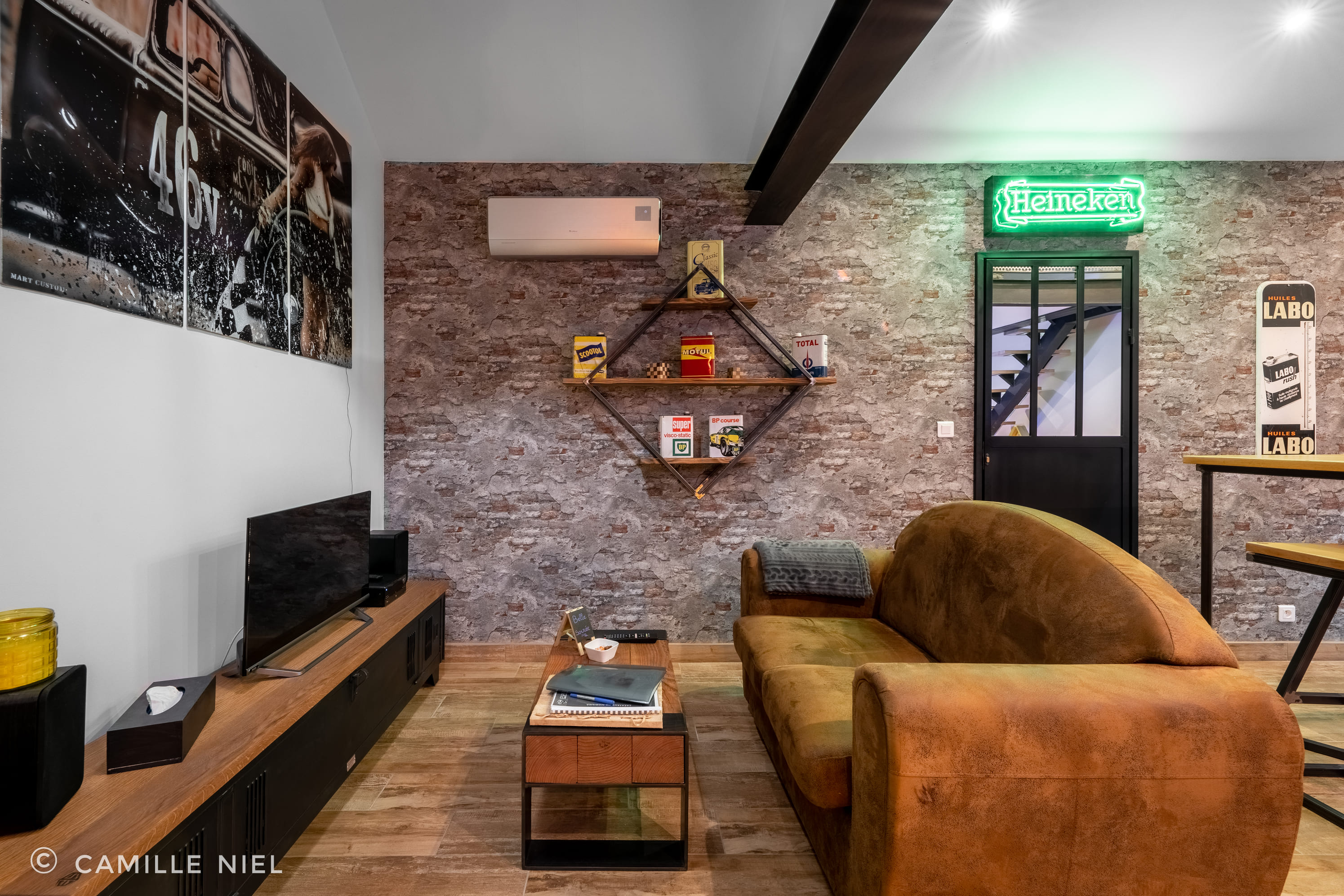 Le Garage de Sophie — Hébergement avec Spa à Savoie à Aiguebelette-le-Lac — chambre